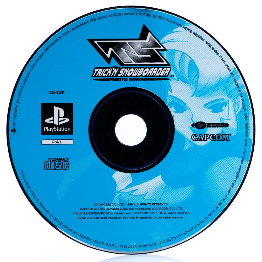 Trick’n Snowboarder - PS1 spill - Retrospillkongen