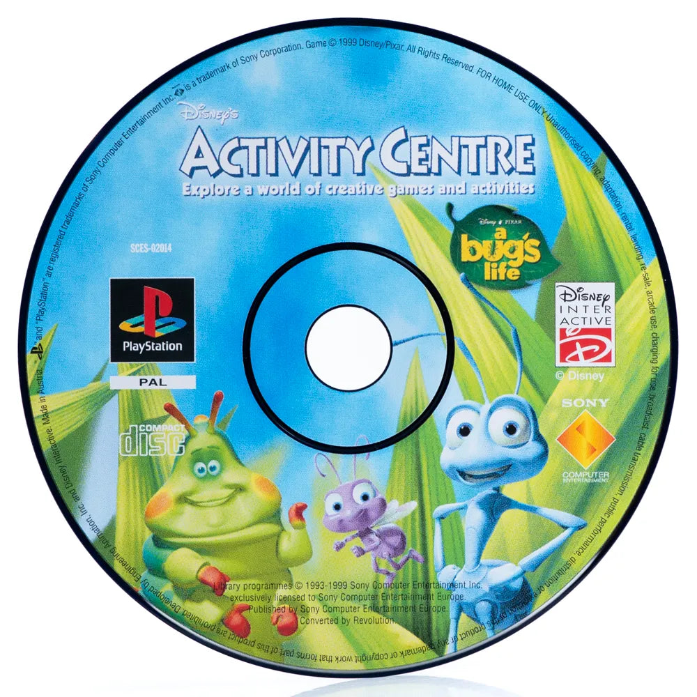 Disney's Activity Centre: A Bug's Life - PS1 spill - Retrospillkongen