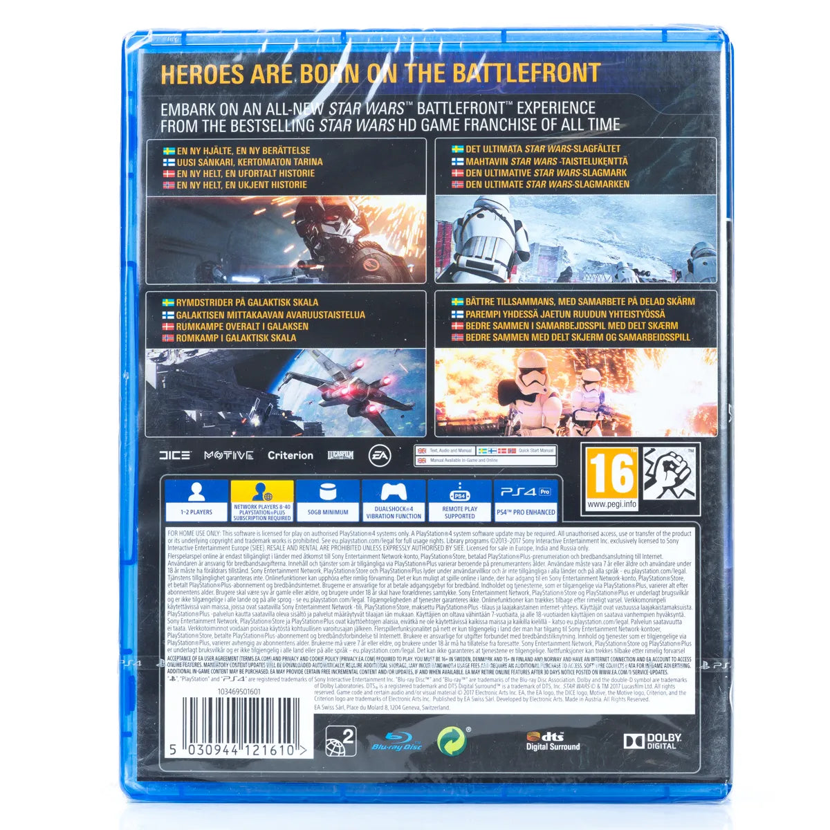 Star Wars: Battlefront II - PS4 spill (Forseglet) - Retrospillkongen