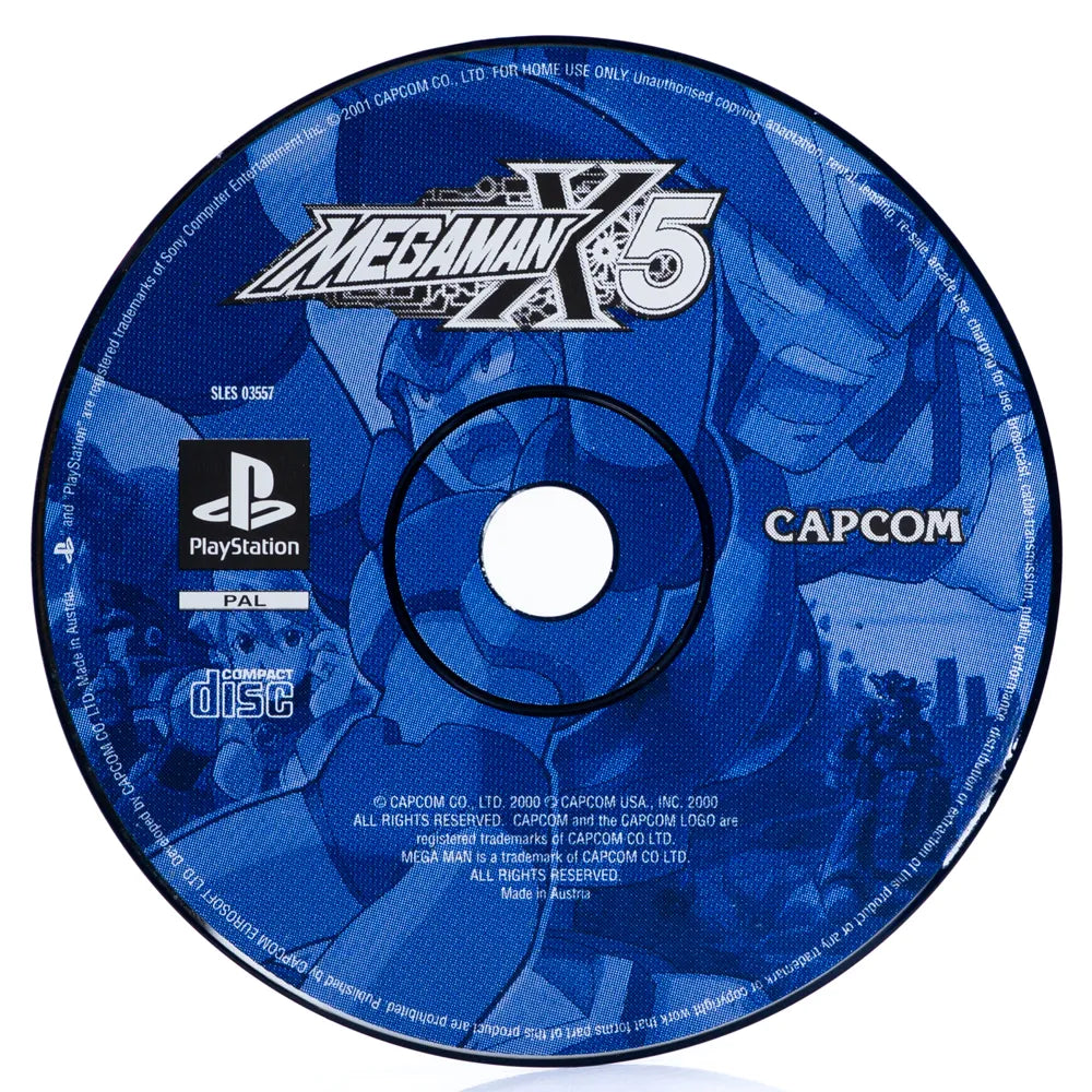 Mega Man X5 - PS1 spill - Retrospillkongen
