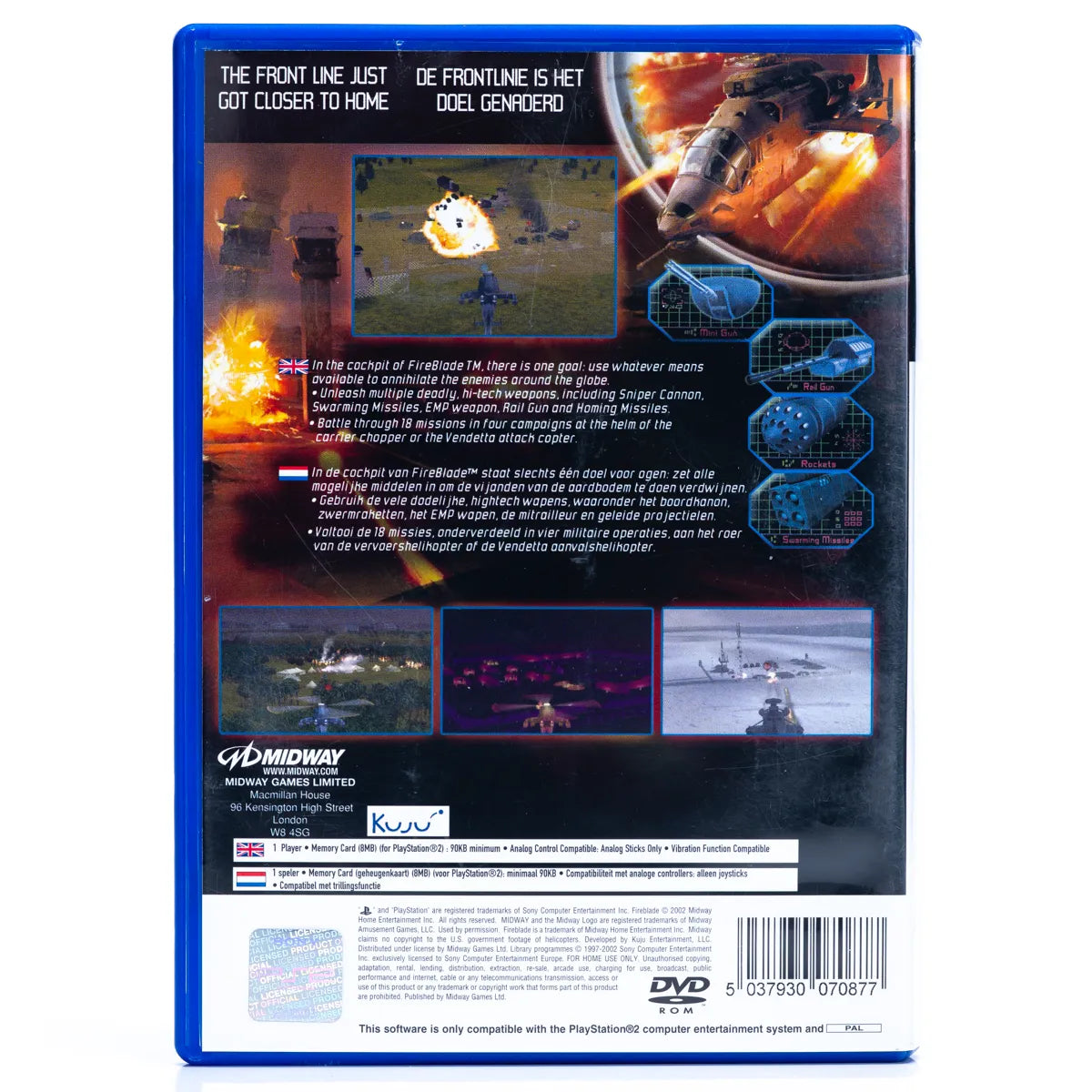 Fire Blade - PS2 Spill - Retrospillkongen