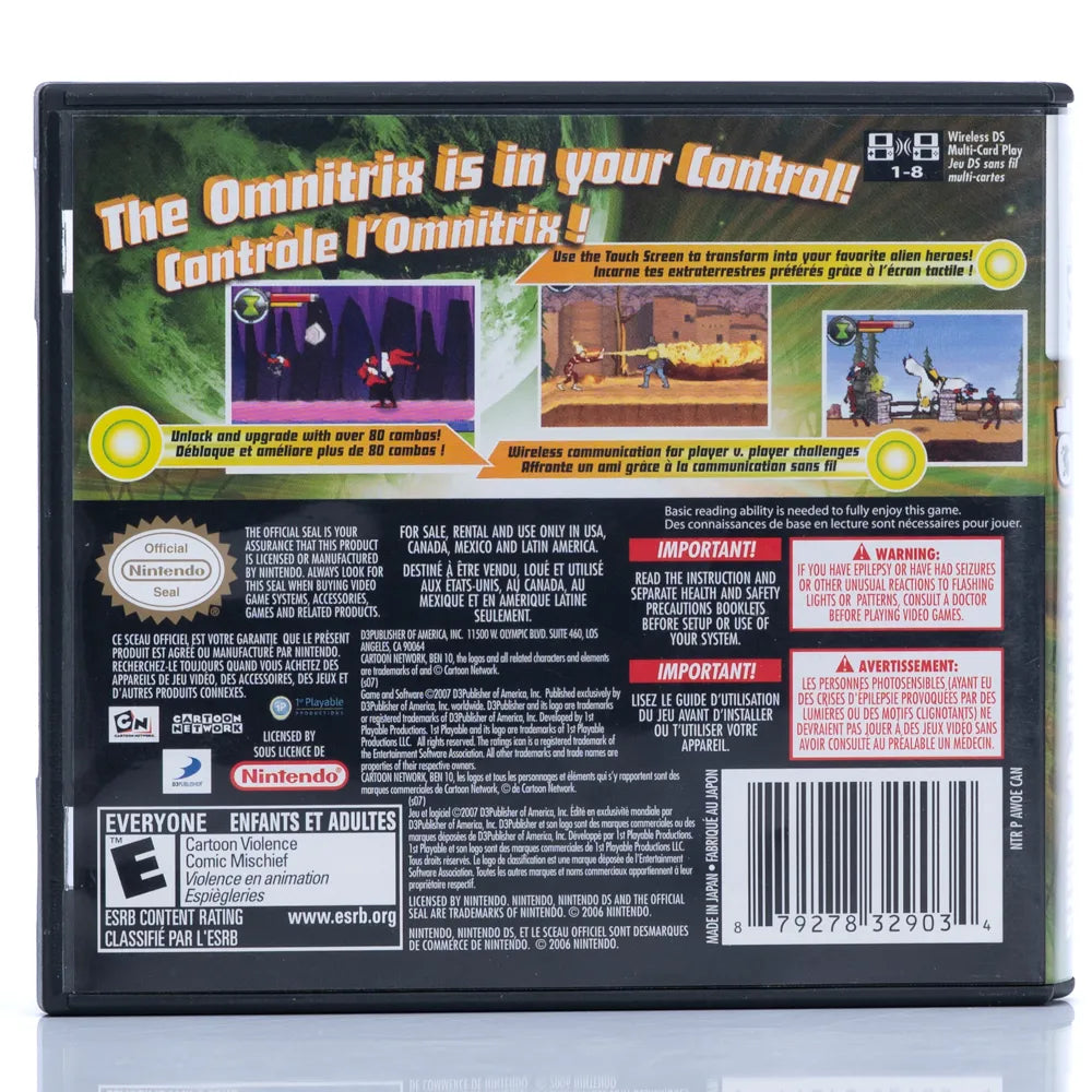 Ben 10: Protector of Earth (NTSCU) - Nintendo DS spill - Retrospillkongen