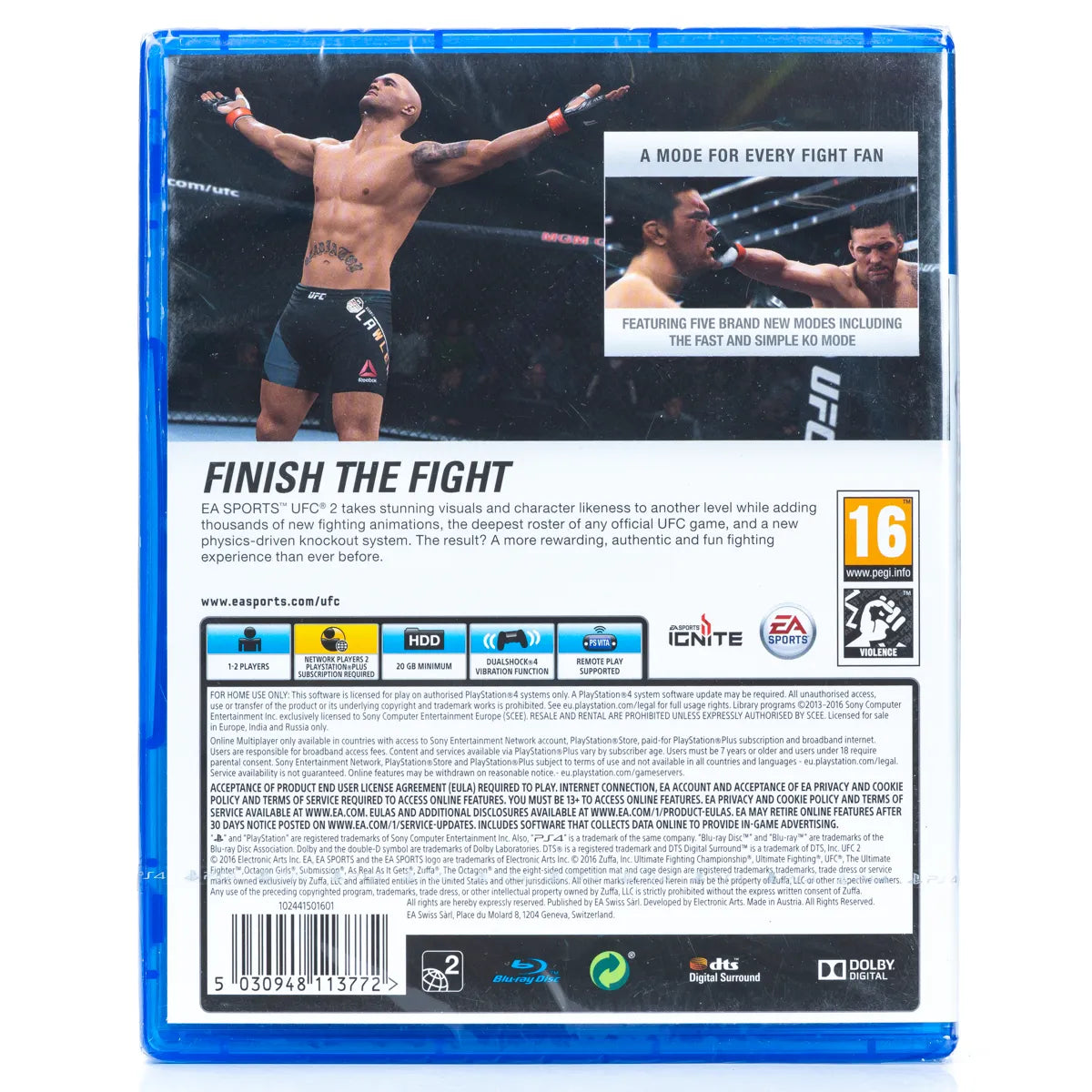 UFC 2 - PS4 spill (Forseglet) - Retrospillkongen