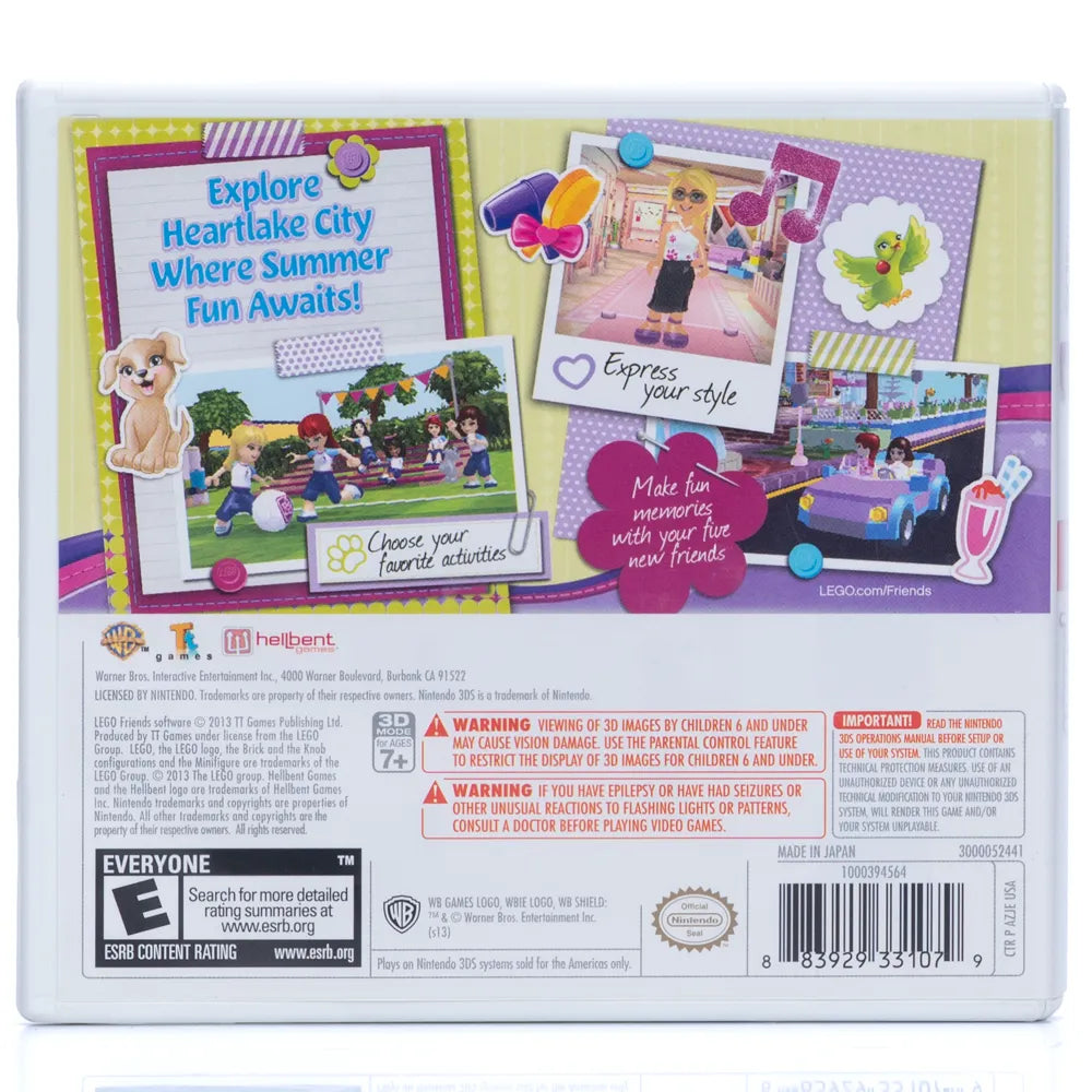 LEGO Friends (NTSCU) - Nintendo 3DS spill - Retrospillkongen