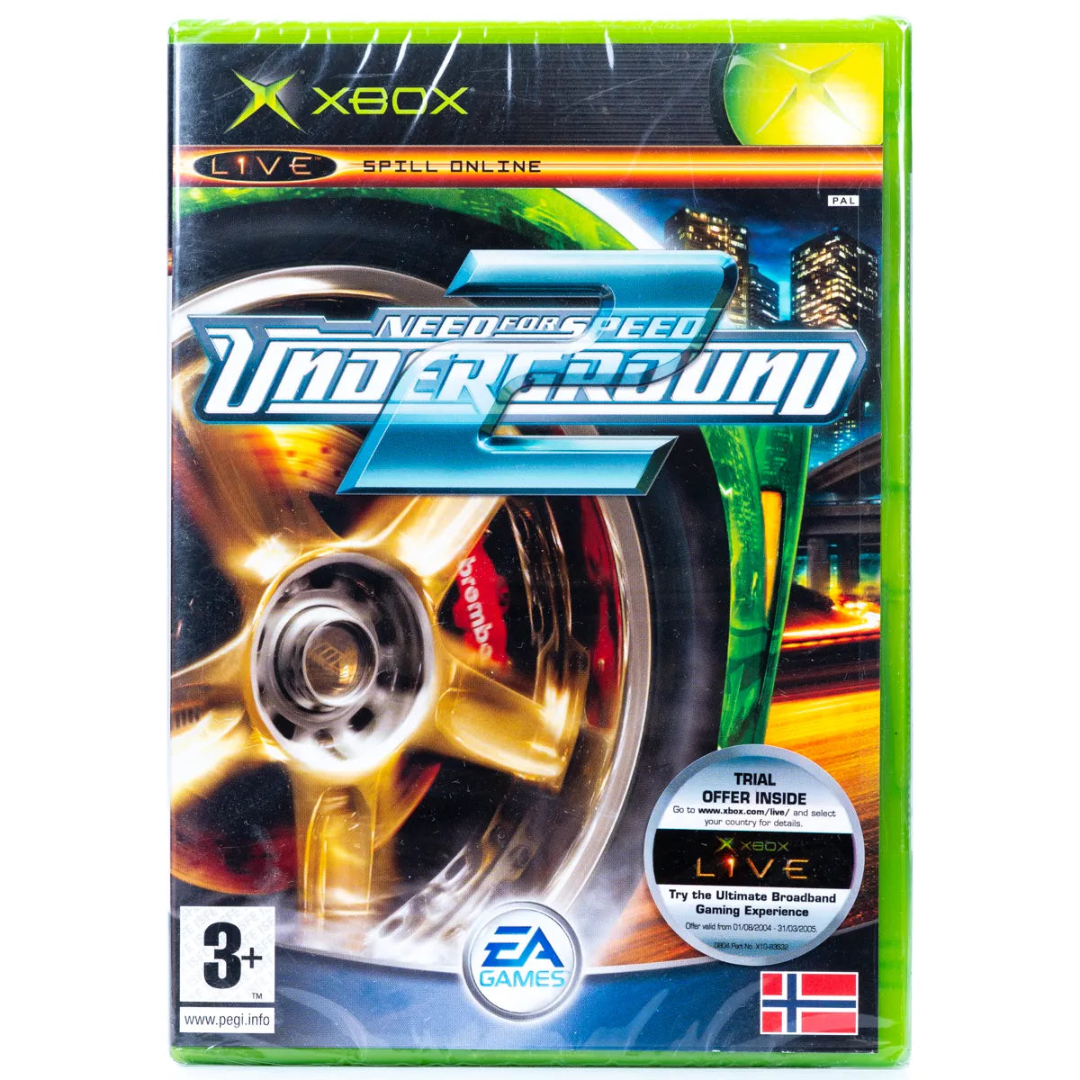 Need for Speed Underground 2 - Xbox Spill (Forseglet) - Retrospillkongen