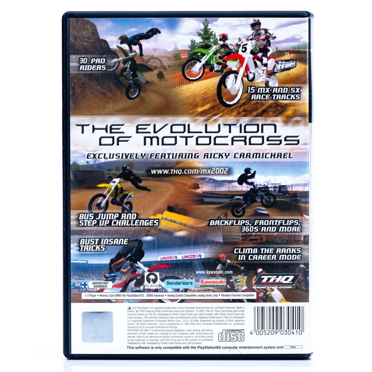 MX 2002 - PS2 Spill - Retrospillkongen