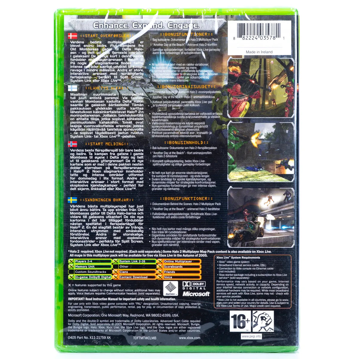 Halo 2: Multiplayer Map Pack - Xbox Spill (Forseglet) - Retrospillkongen