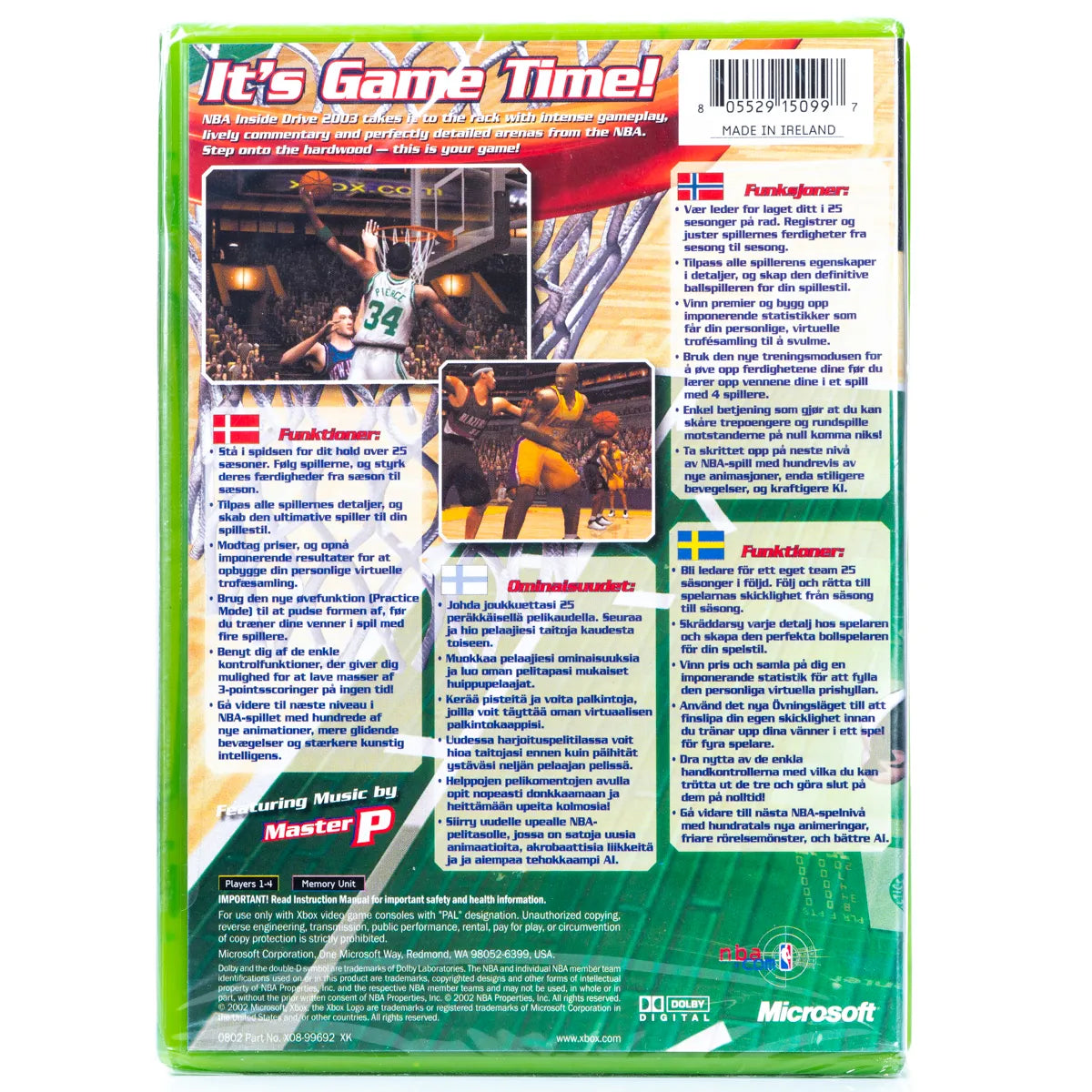 NBA Inside Drive 2003 - Xbox Spill (Forseglet) - Retrospillkongen