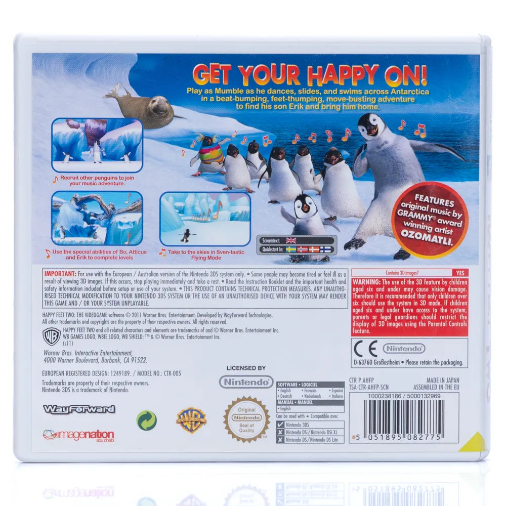 Happy Feet Two - 3DS spill - Retrospillkongen