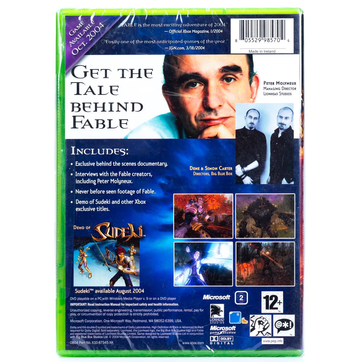 Fable Limited Edition - Xbox Spill (Forseglet) - Retrospillkongen