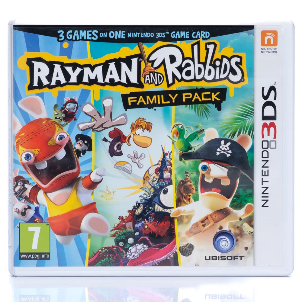 Rayman and Rabbids Family Pack - Nintendo 3DS spill - Retrospillkongen