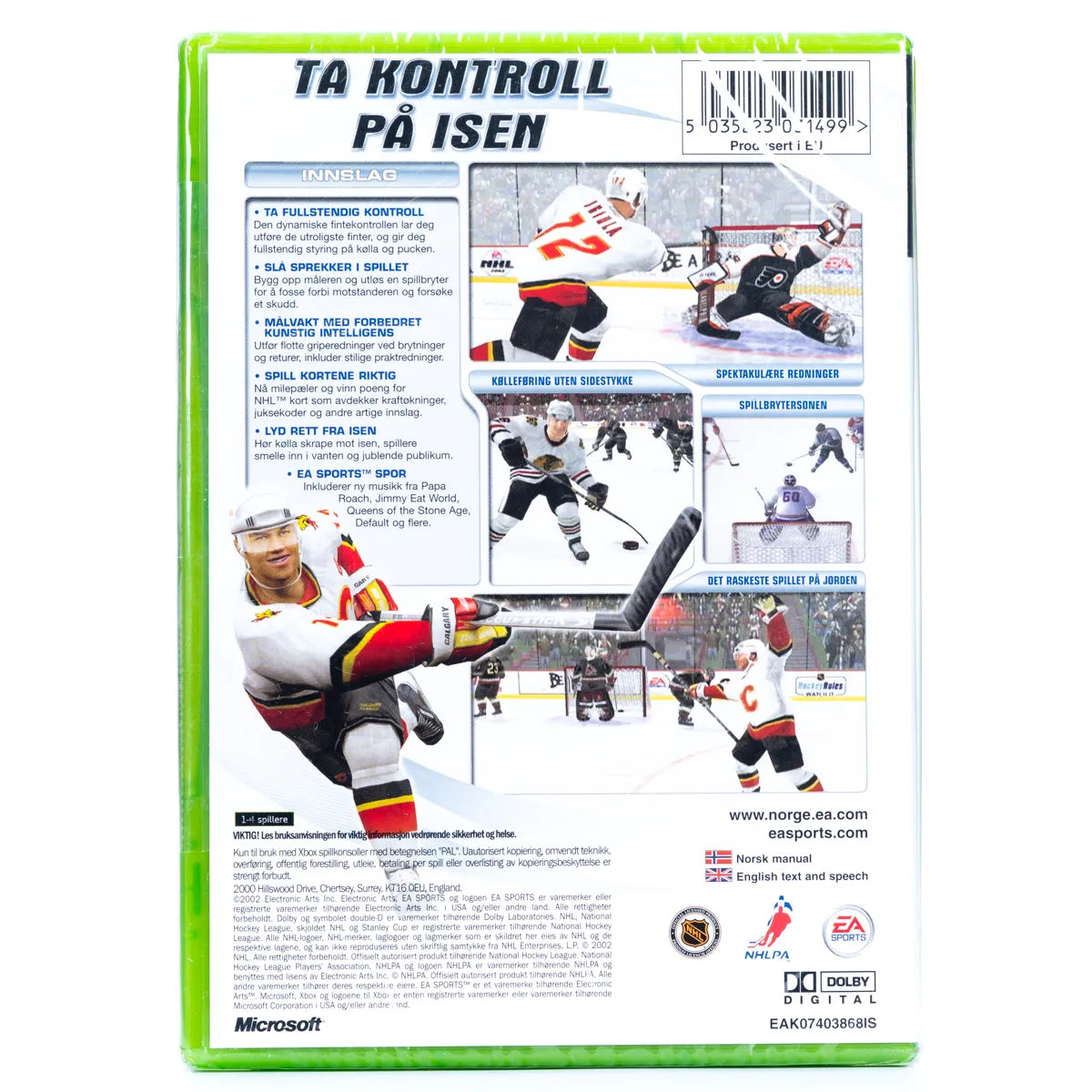NHL 2003 - Xbox Spill (Forseglet) - Retrospillkongen