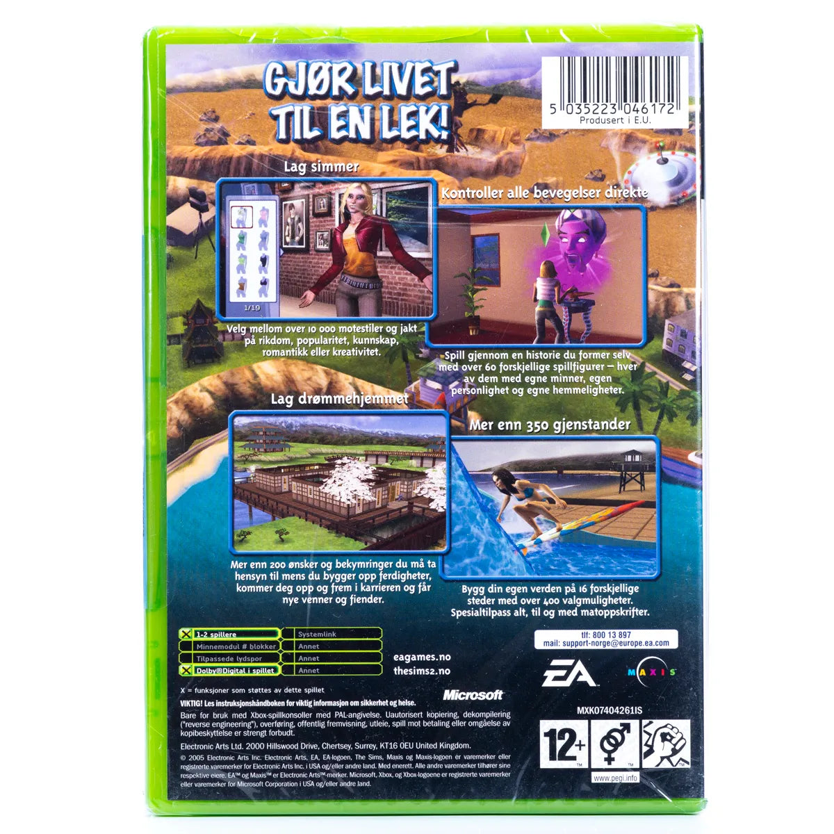 The Sims 2 - Xbox Spill (Forseglet) - Retrospillkongen