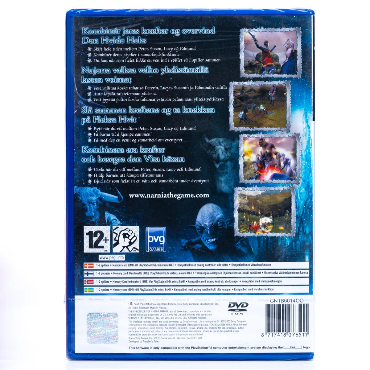 The Chronicles of Narnia: The Lion, The Witch and The Wardrobe - PS2 Spill (Forseglet) - Retrospillkongen