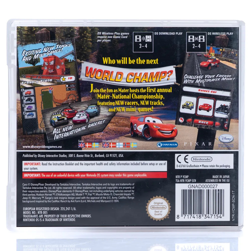 Cars Mater-National Championship - Nintendo DS spill - Retrospillkongen
