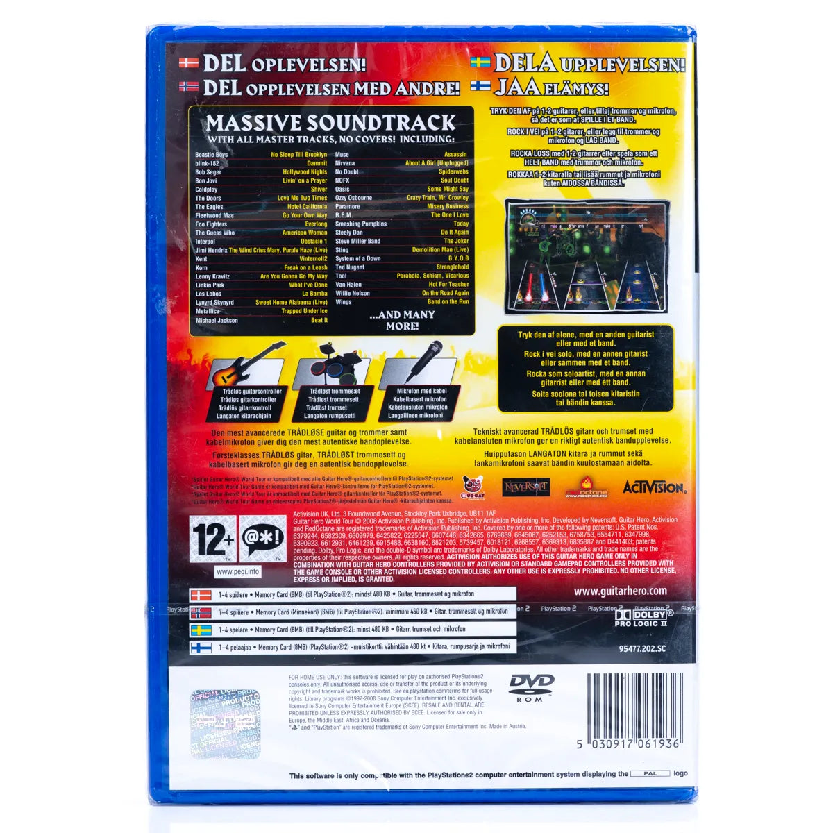 Guitar Hero: World Tour - PS2 Spill (Forseglet) - Retrospillkongen