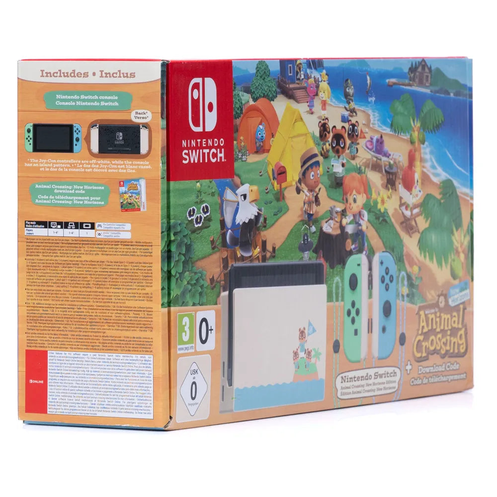 Nintendo Switch Animal Crossing: New Horizons Edition Konsoll (Forseglet i Eske) - Retrospillkongen