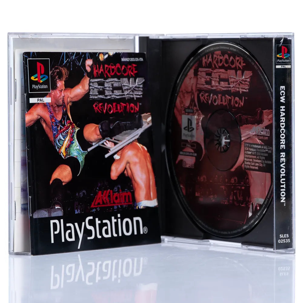 ECW Hardcore Revolution - PS1 Spill - Retrospillkongen