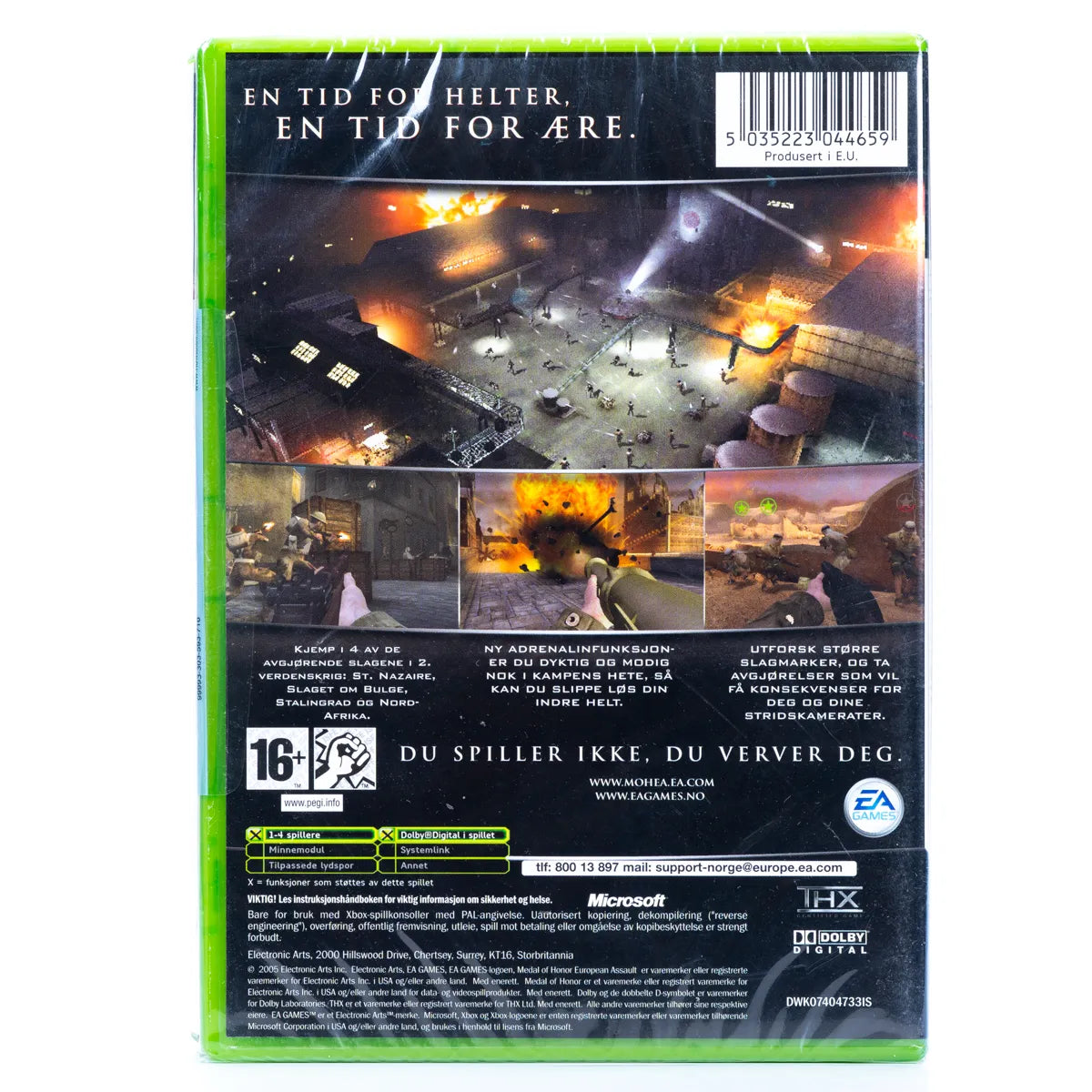 Medal of Honor: European Assault - Xbox Spill (Forseglet) - Retrospillkongen