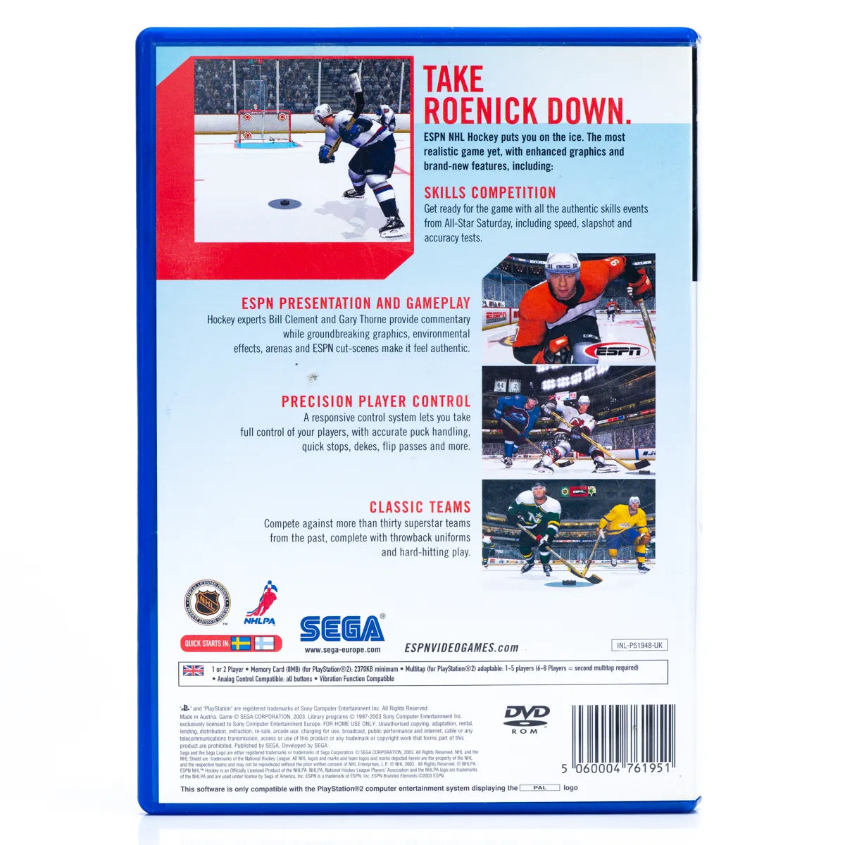 ESPN NHL Hockey - PS2 Spill - Retrospillkongen