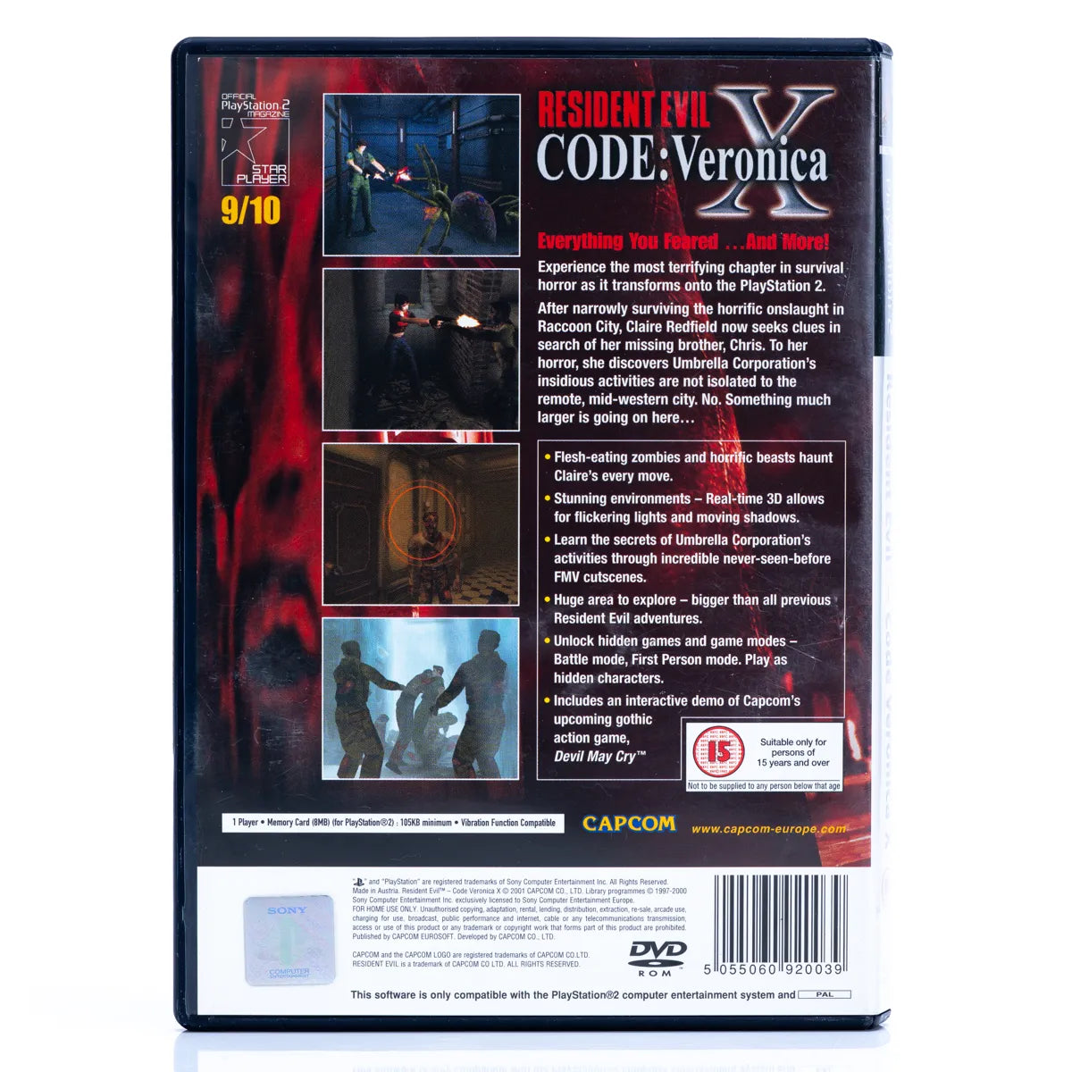 Resident Evil: Code: Veronica X - PS2 Spill - Retrospillkongen