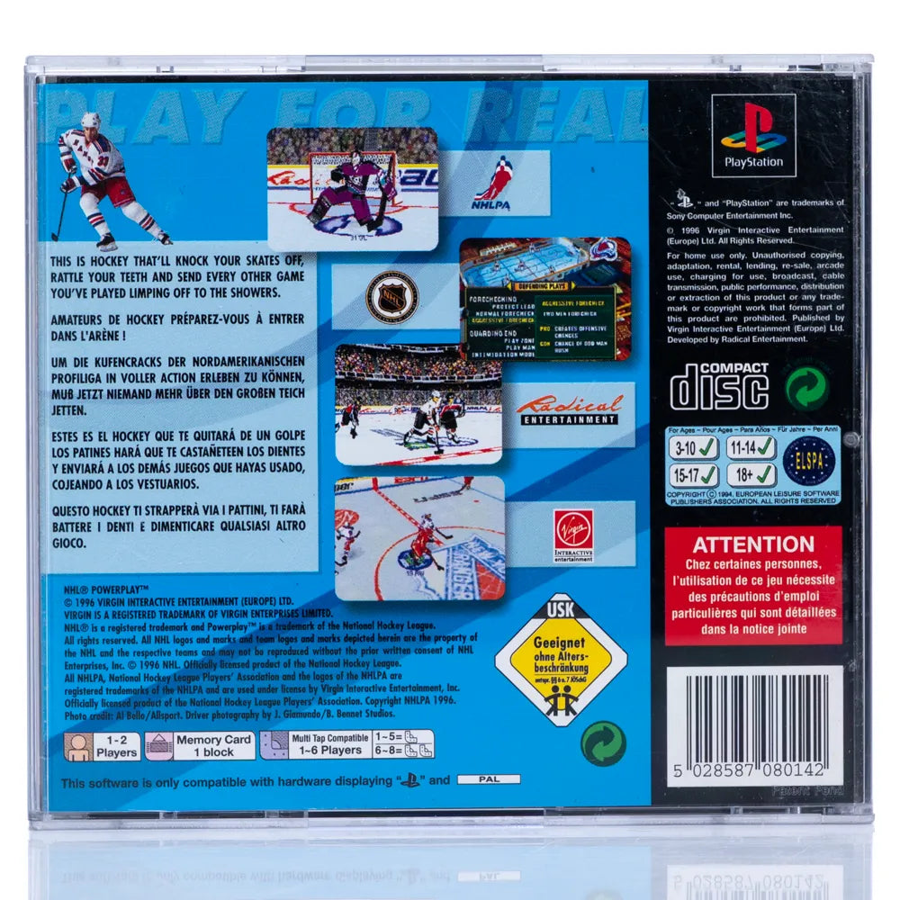 NHL Powerplay - PS1 spill - Retrospillkongen
