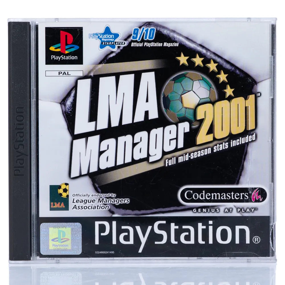 LMA Manager 2001 - PS1 spill - Retrospillkongen