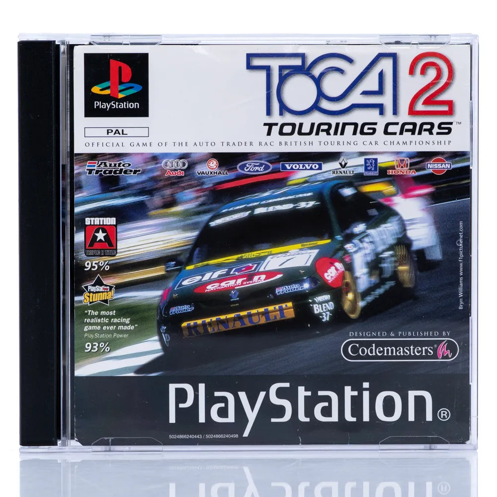 TOCA 2: Touring Cars - PS1 spill - Retrospillkongen