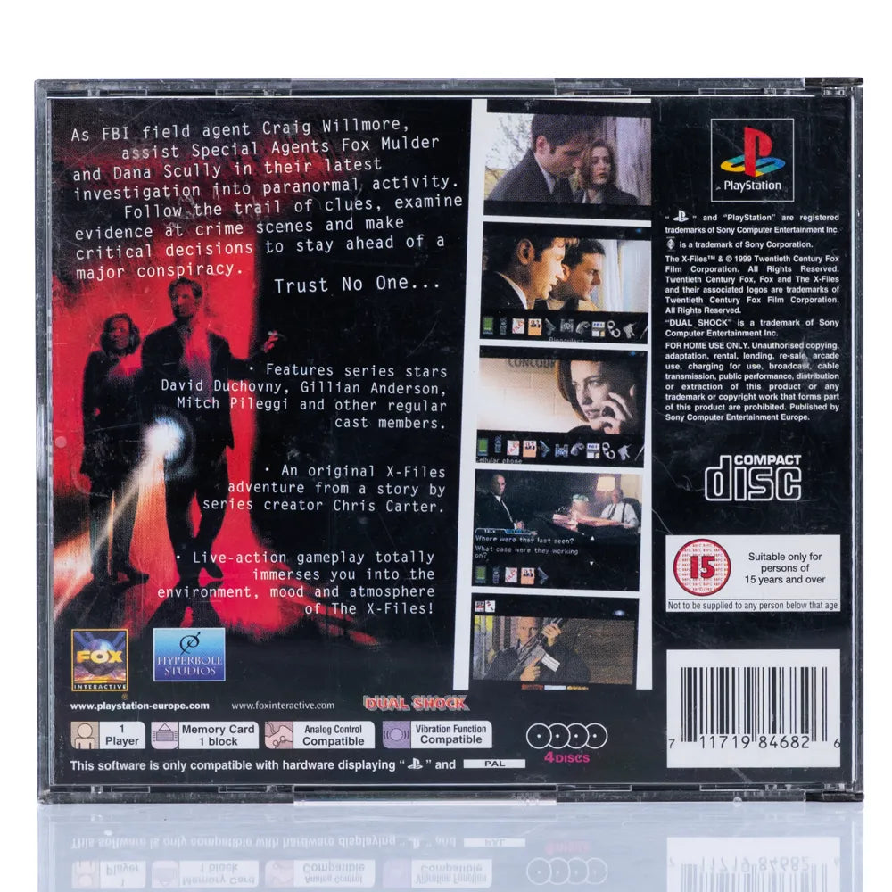 The X-Files Game - PS1 spill - Retrospillkongen