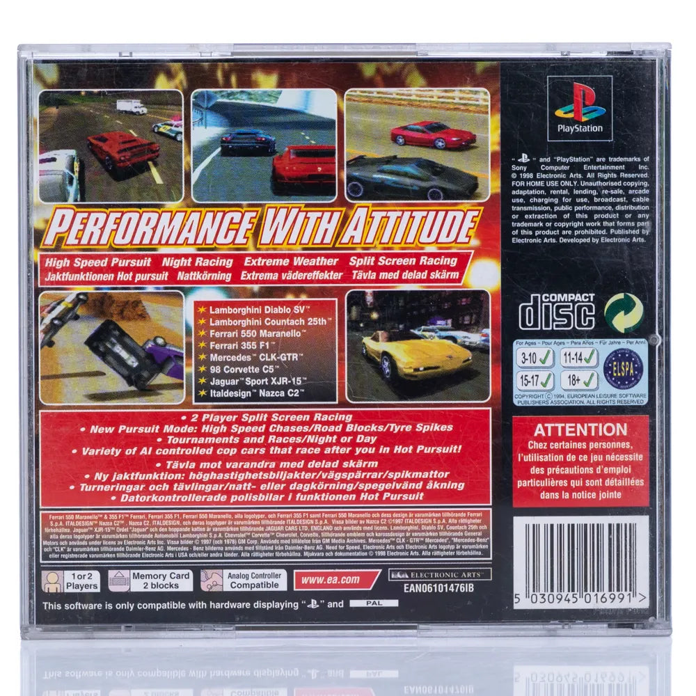 Need for Speed III: Hot Pursuit - PS1 spill - Retrospillkongen