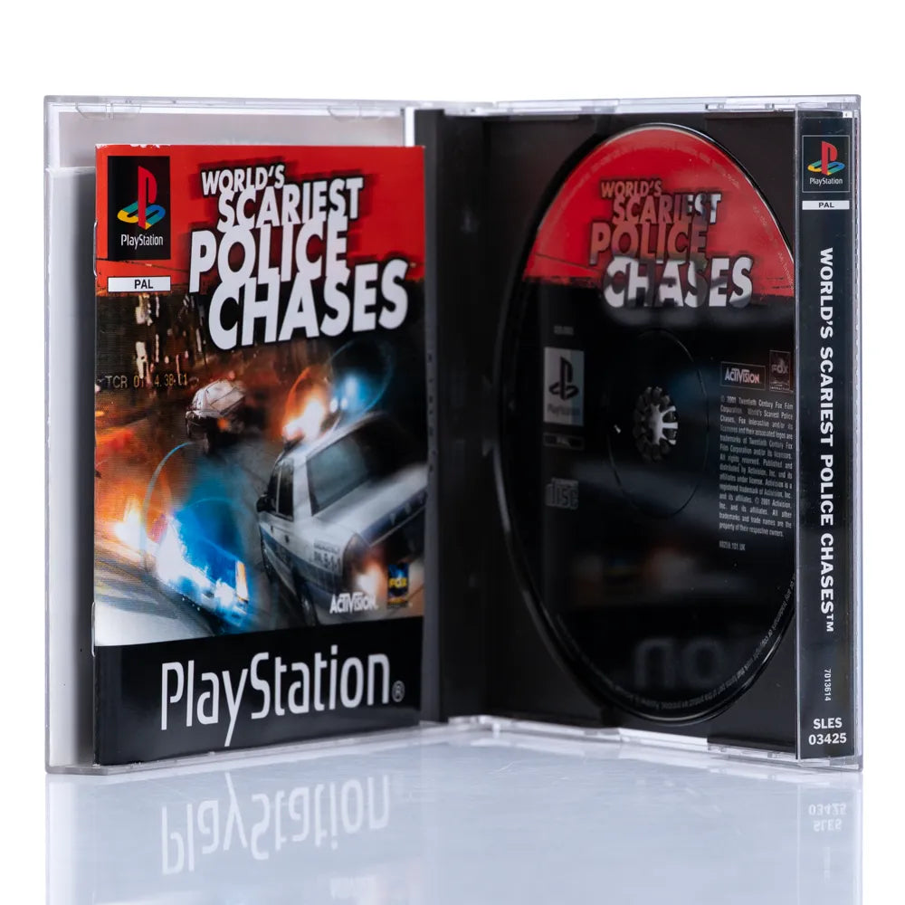 World's Scariest Police Chase - PS1 spill - Retrospillkongen