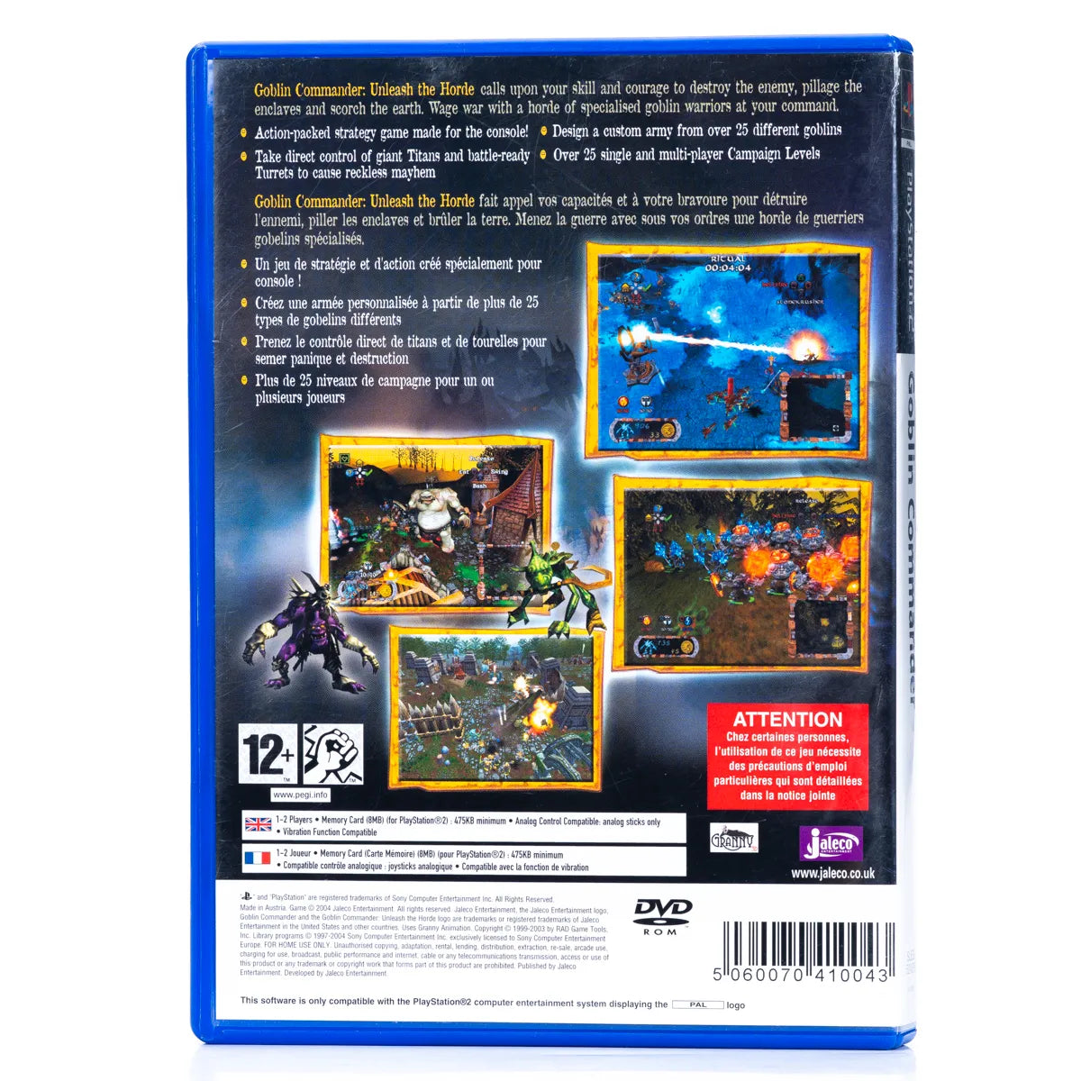 Goblin Commander: Unleash the Horde - PS2 Spill - Retrospillkongen