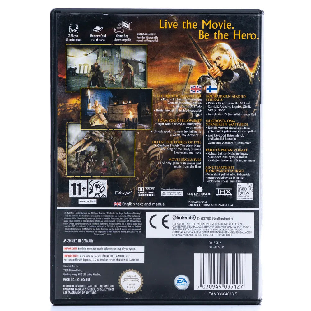 The Lord of the Rings: The Return of The King - Gamecube spill - Retrospillkongen