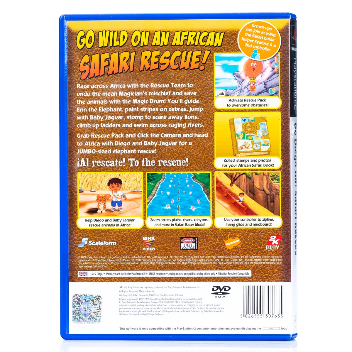 Go Diego Go! Safari Rescue - PS2 Spill - Retrospillkongen