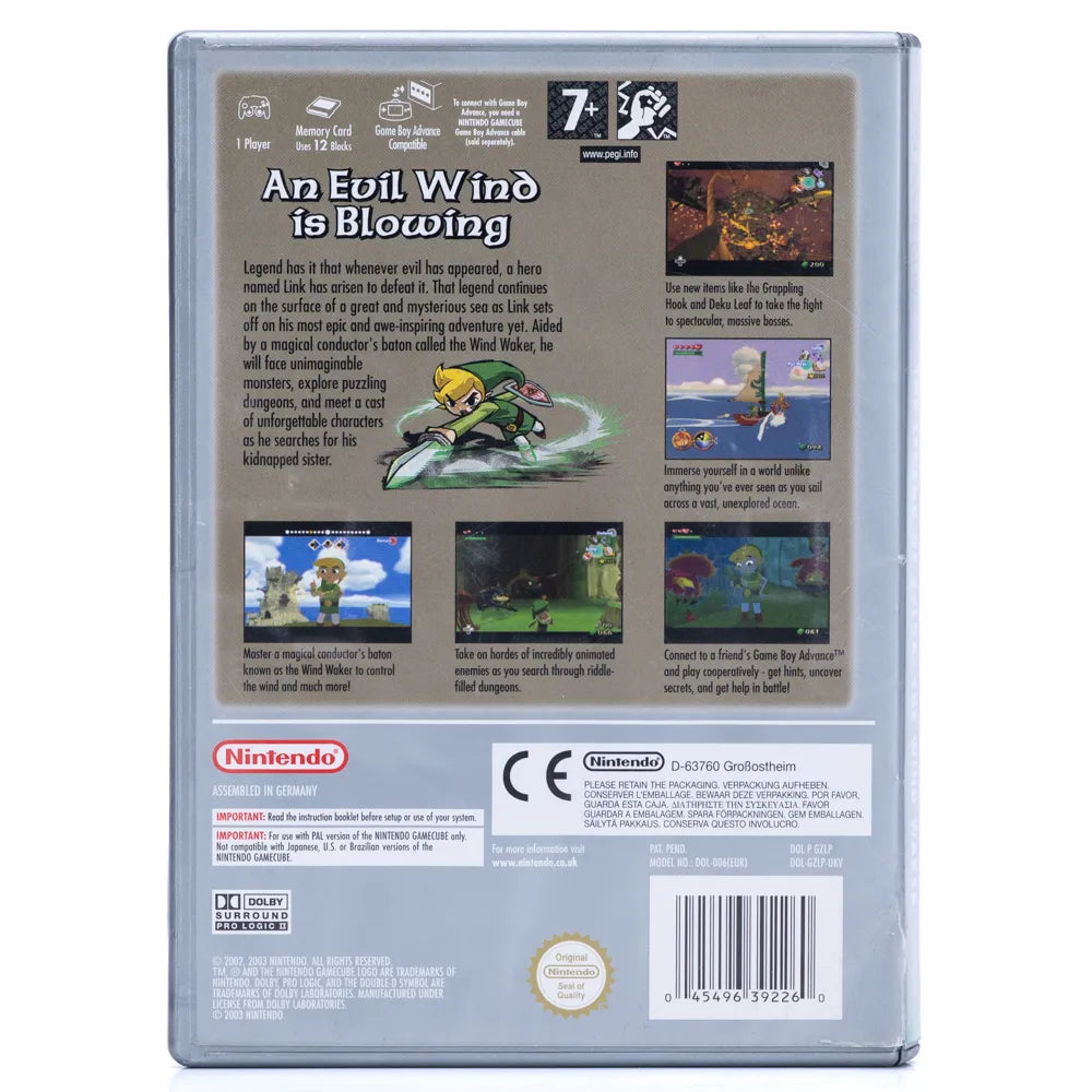 The Legend of Zelda the Wind Waker - GameCube spill - Retrospillkongen
