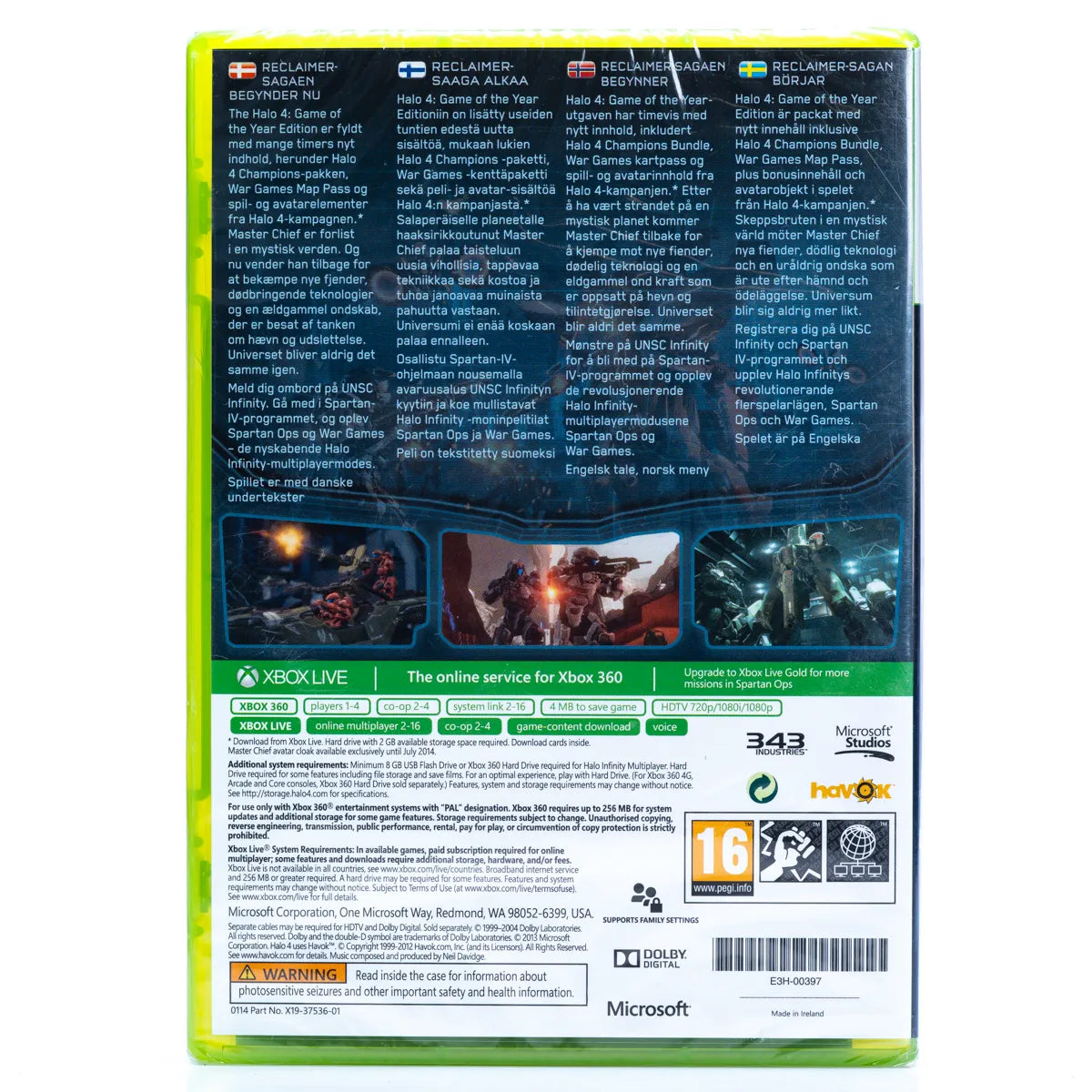 Halo 4 - Xbox 360 Spill (Forseglet) - Retrospillkongen