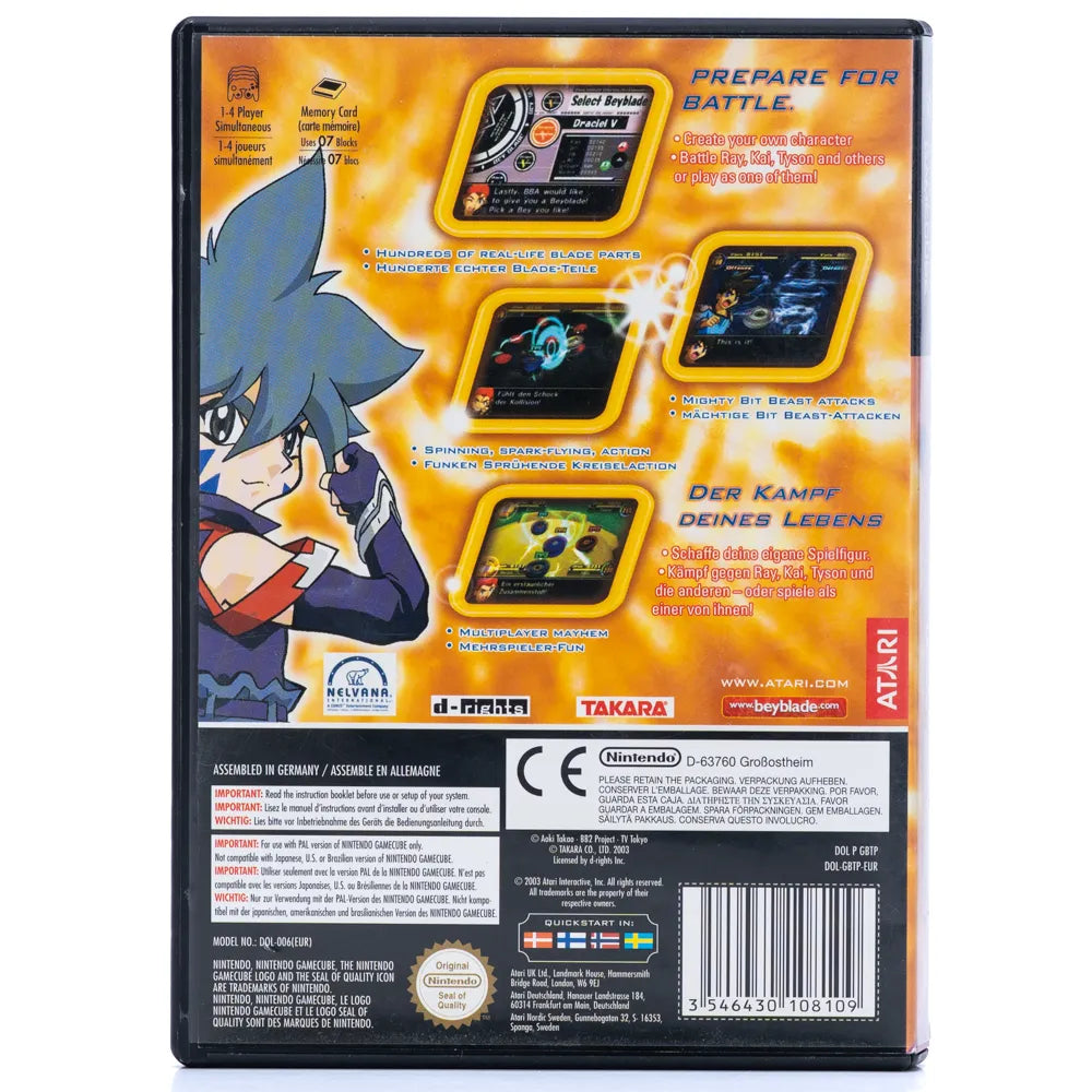 Beyblade Vforce: Super Tournament Battle - Gamecube spill - Retrospillkongen