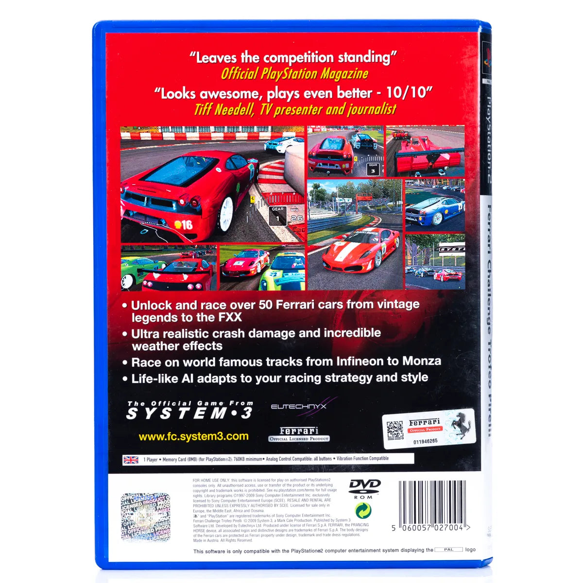 Ferrari Challenge: Trofeo Pirelli - PS2 Spill - Retrospillkongen