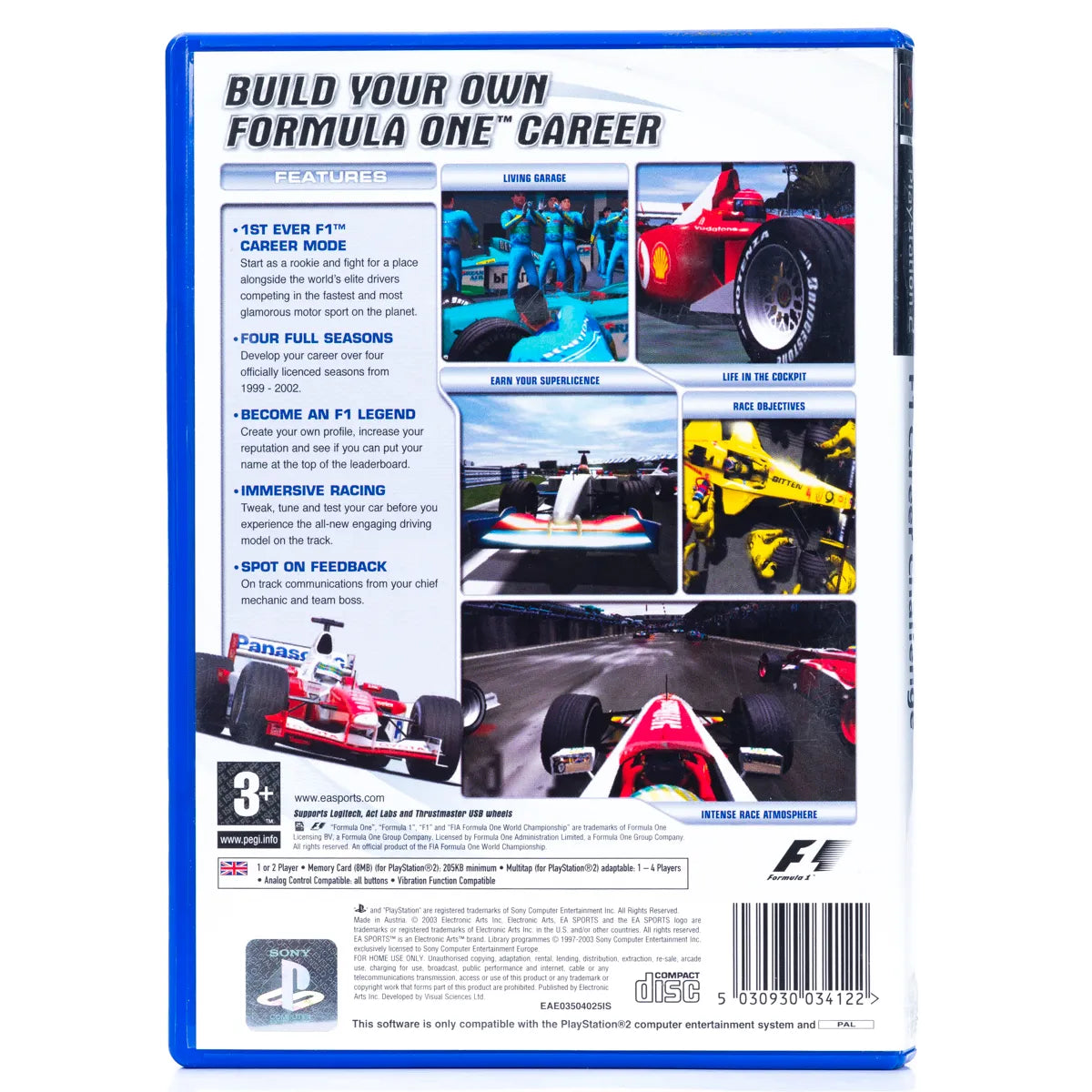 F1 Career Challenge - PS2 Spill - Retrospillkongen