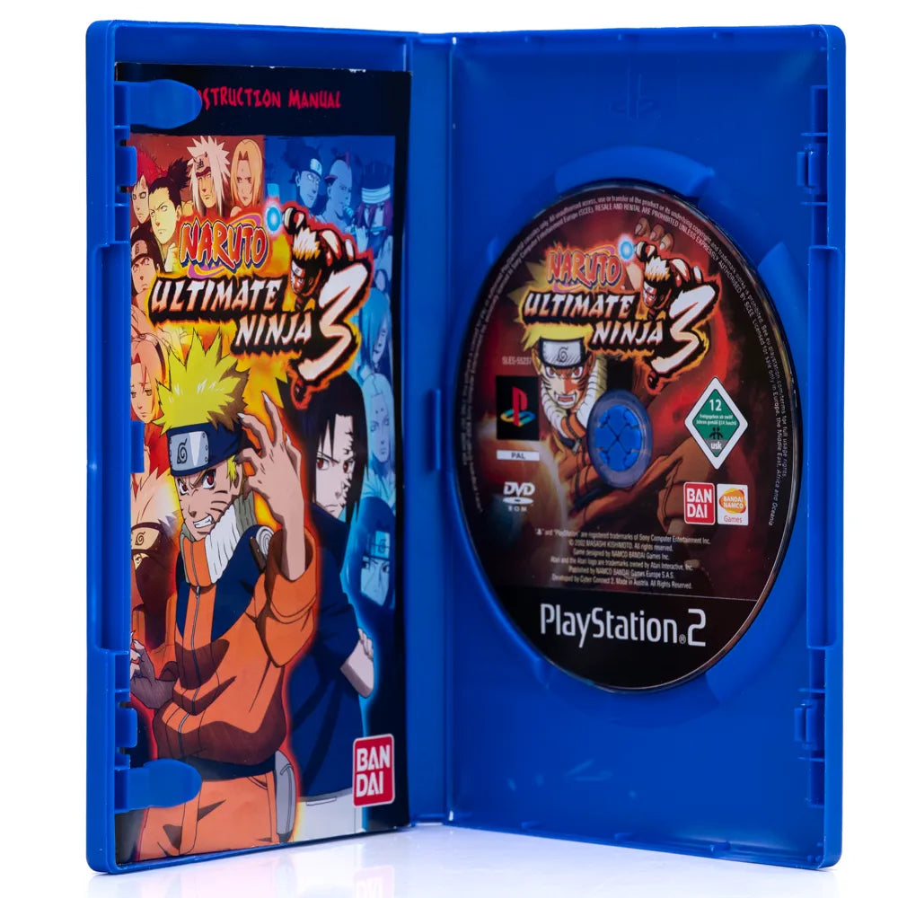Naruto: Ultimate Ninja 3 - PS2 spill - Retrospillkongen