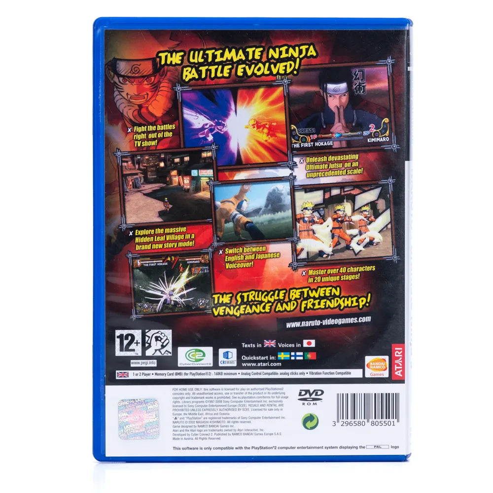 Naruto: Ultimate Ninja 3 - PS2 spill - Retrospillkongen