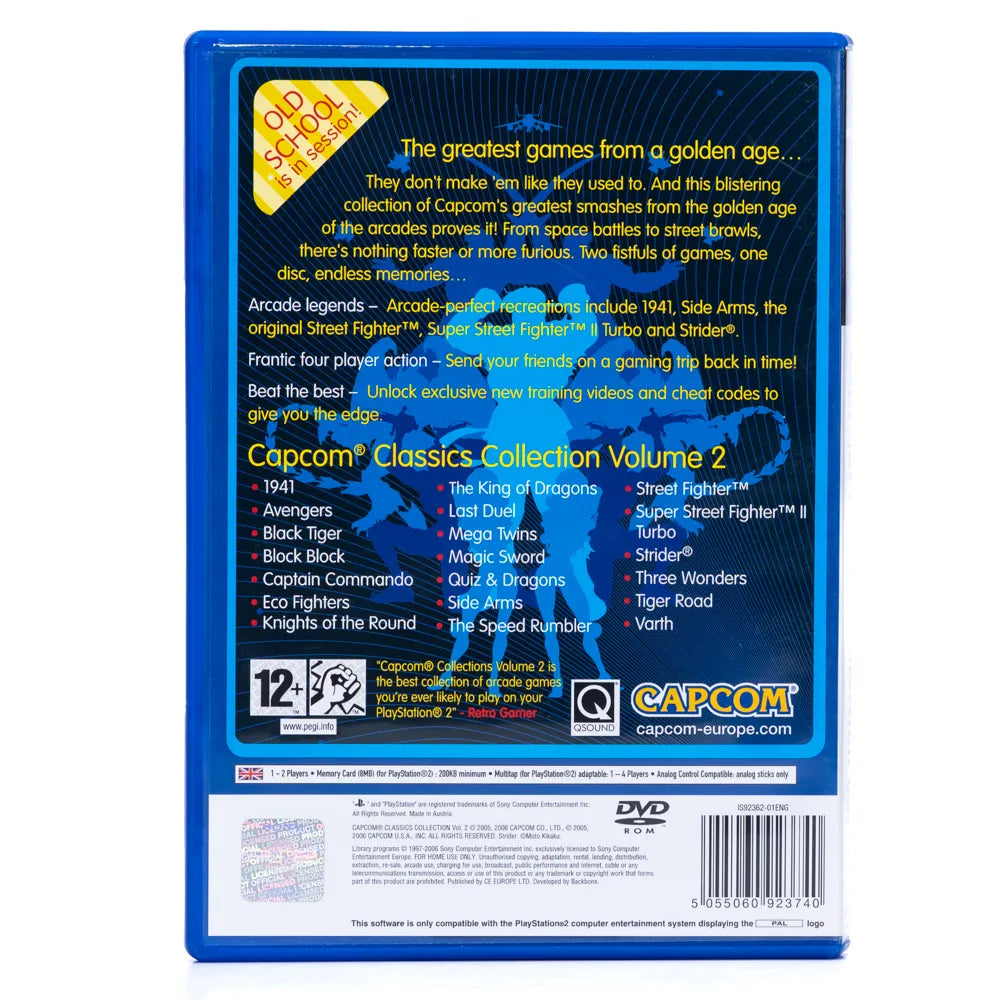 Capcom Classics Collection Vol. 2 - PS2 Spill
