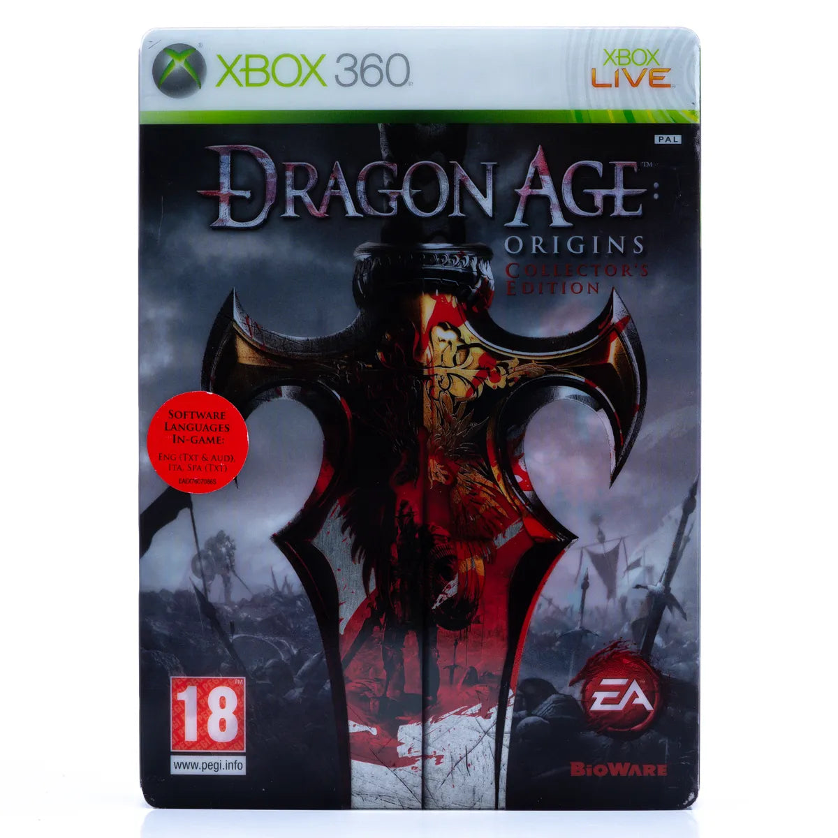 Dragon Age: Origins (Collector's Edition) - Xbox 360 spill (Steelbook) - Retrospillkongen