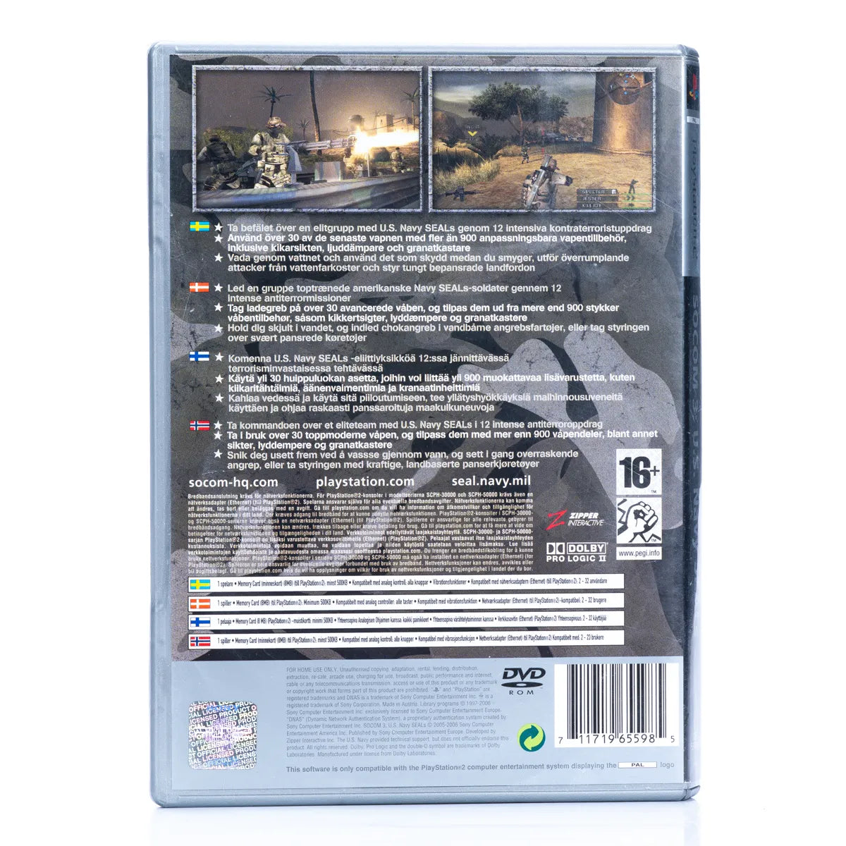 SOCOM 3: U.S. Navy SEALs - PS2 Spill - Retrospillkongen