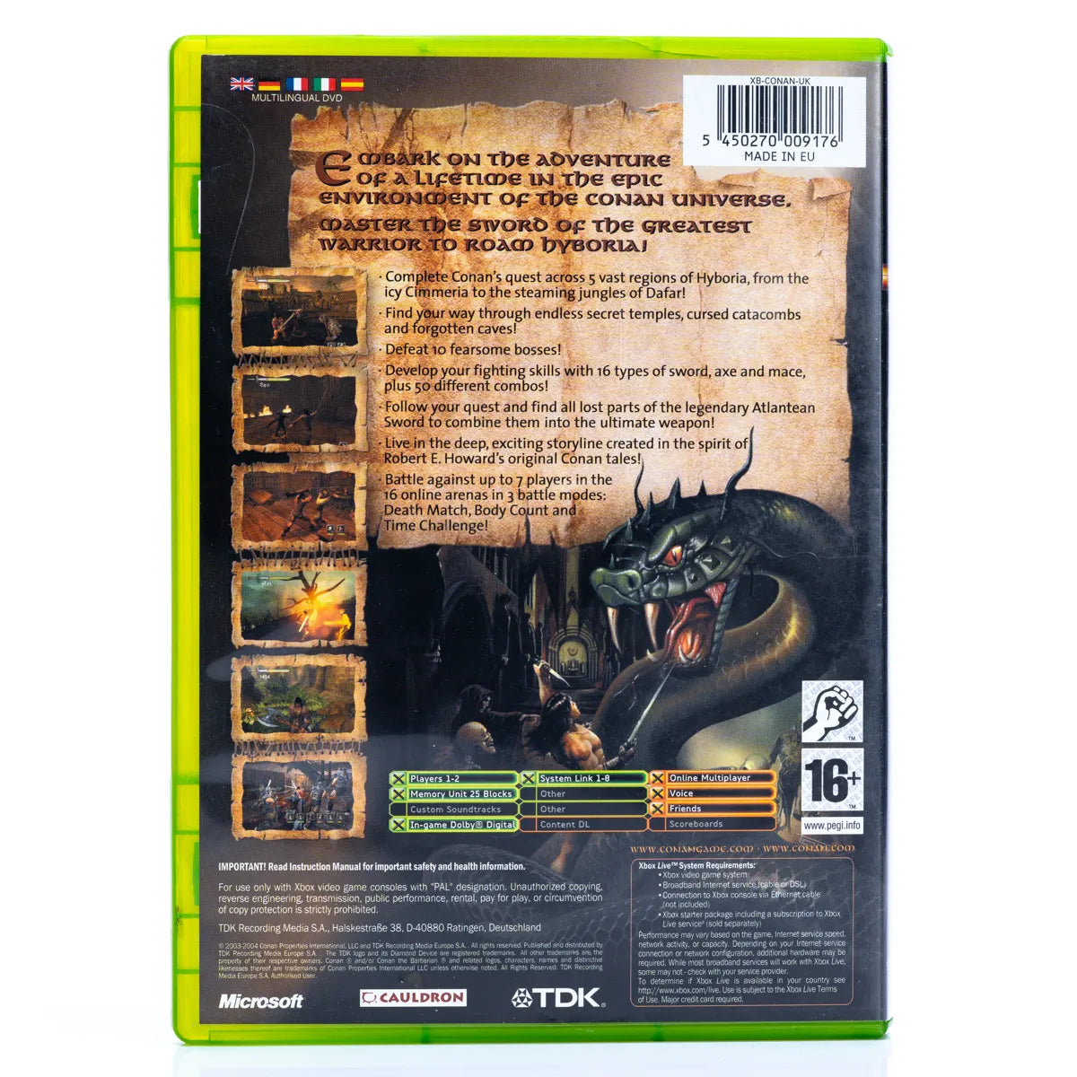 Conan - Xbox spill - Retrospillkongen
