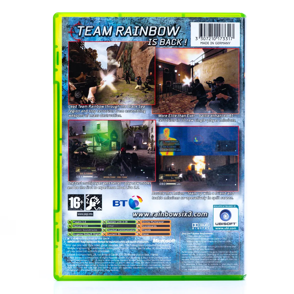 Tom Clancy's Rainbow Six 3: Black Arrow - Xbox spill - Retrospillkongen