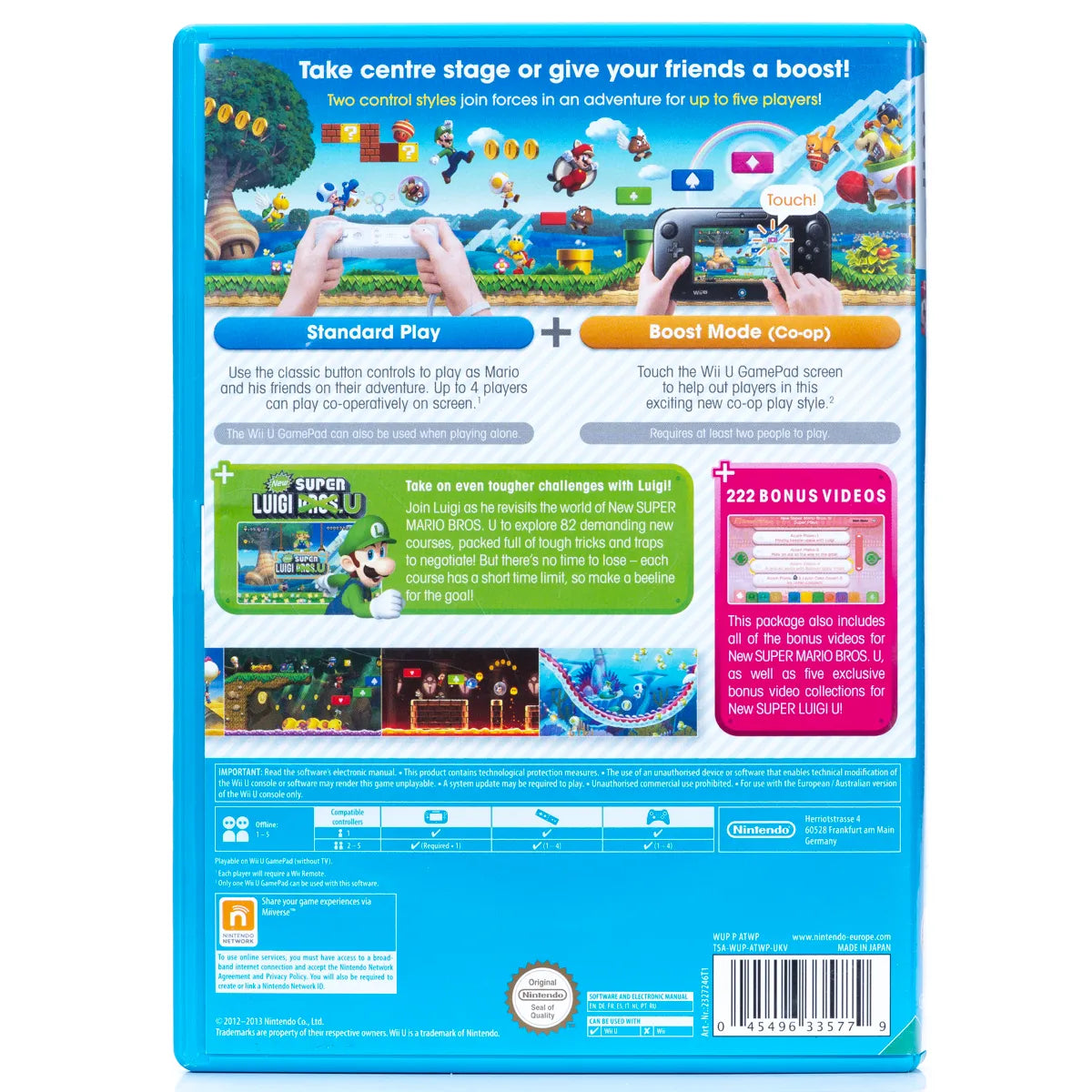New Super Mario Bros. U + New Super Luigi U - Wii U spill - Retrospillkongen