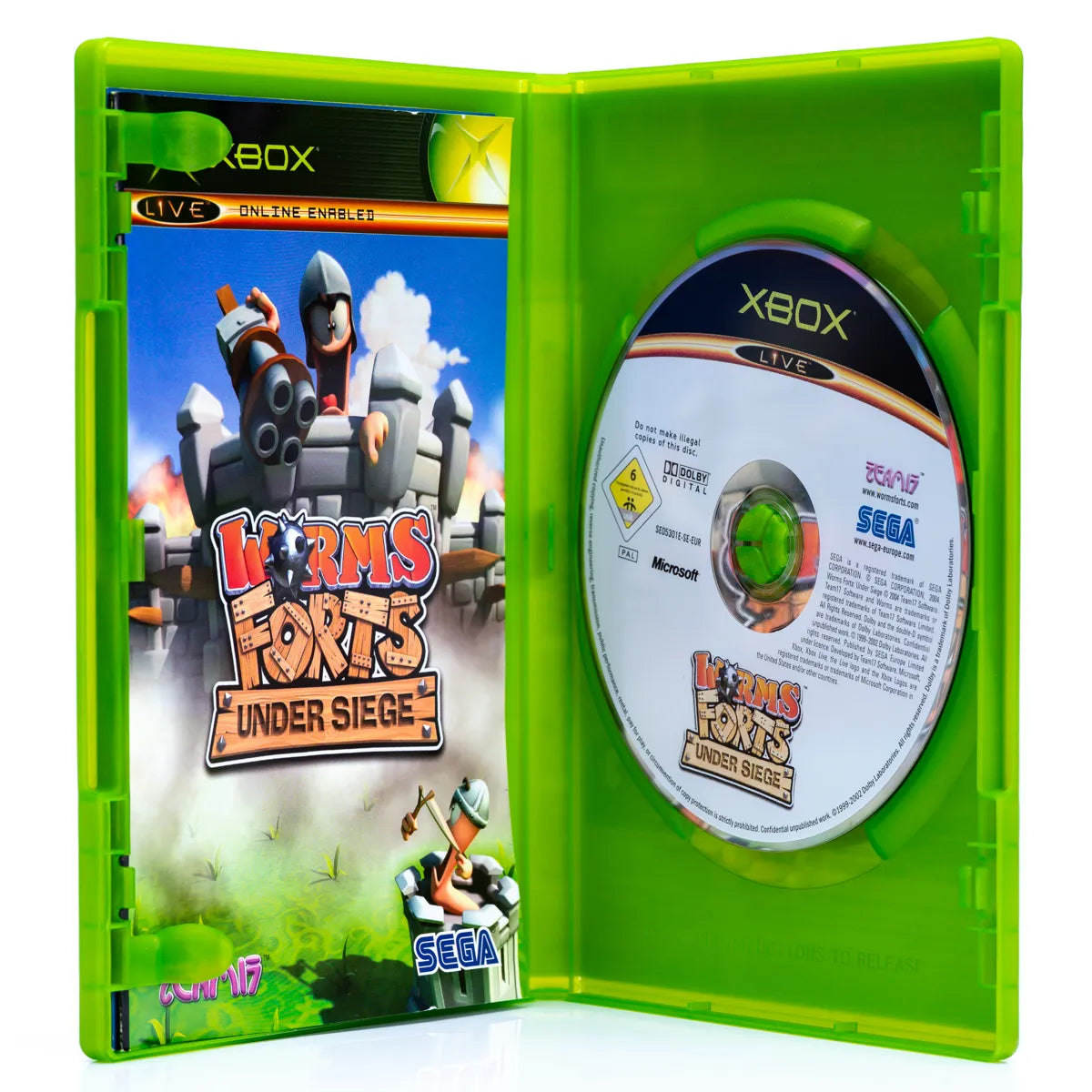 Worms Forts: Under Siege - Xbox spill - Retrospillkongen