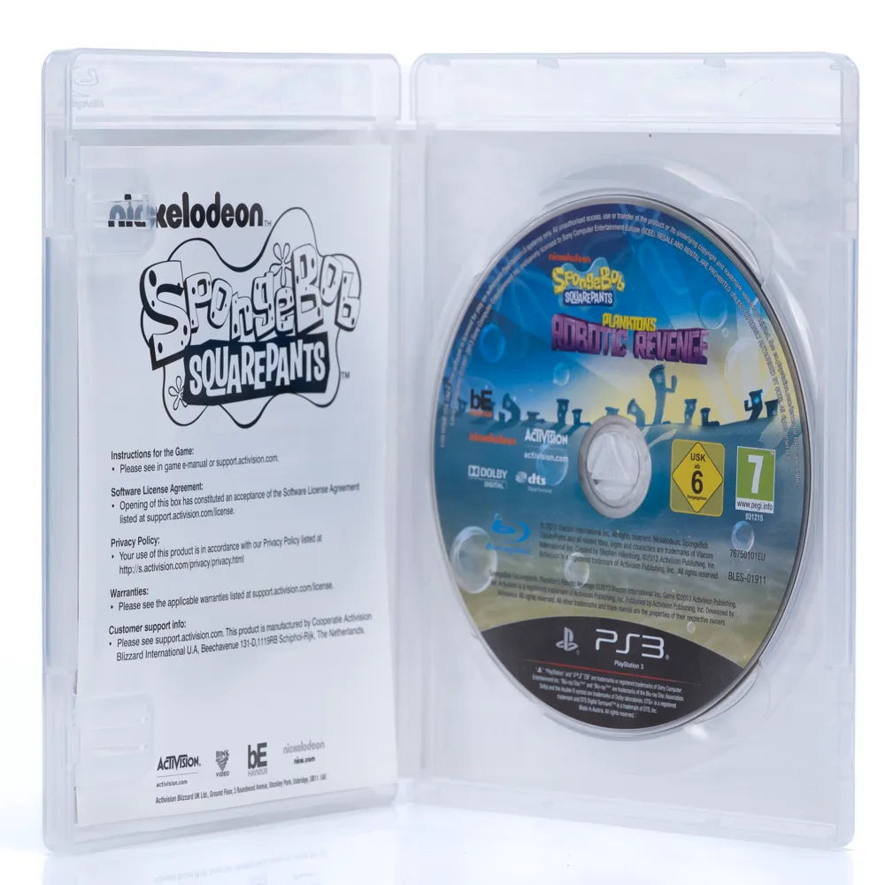 SpongeBob SquarePants: Plankton's Robotic Revenge - PS3 Spill - Retrospillkongen