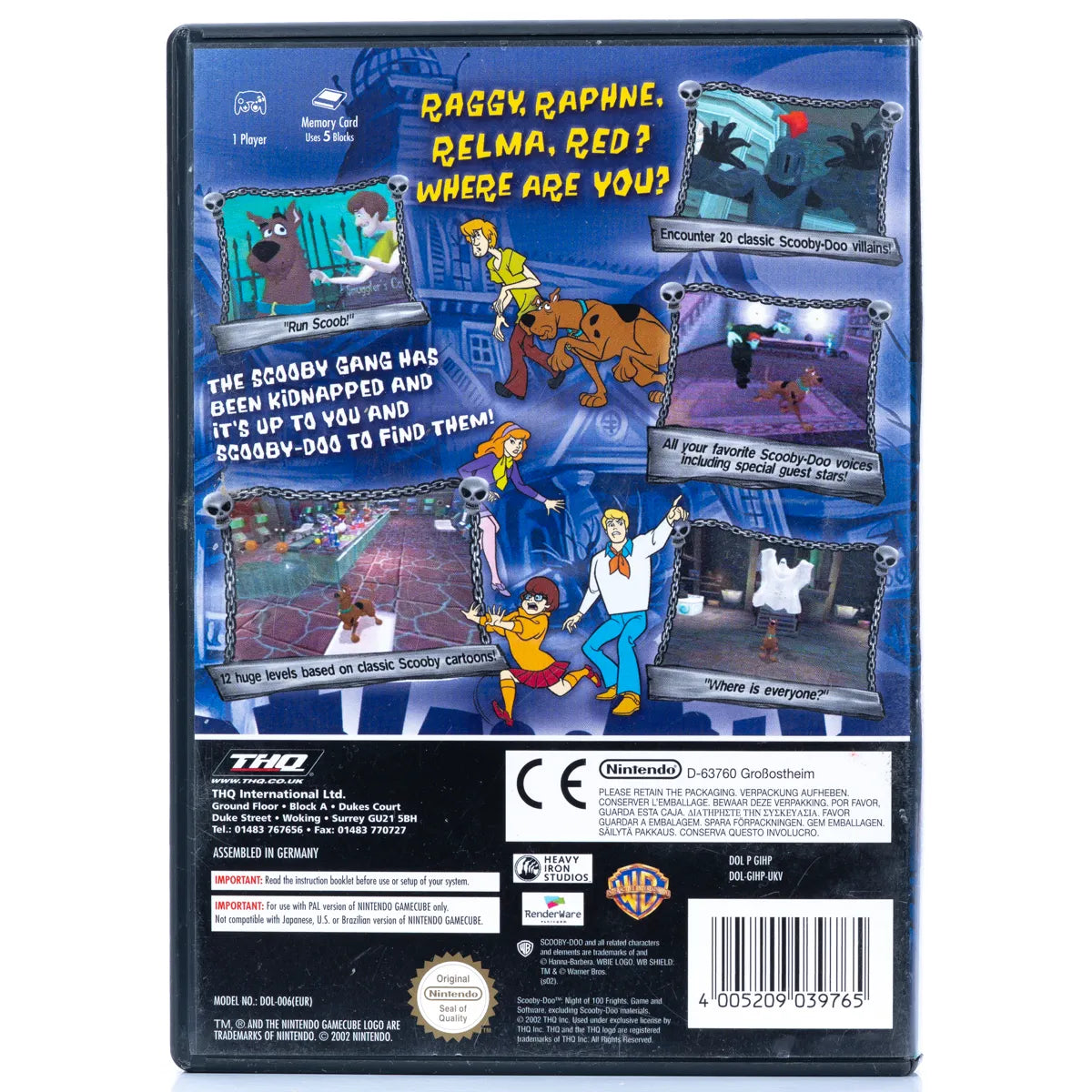 Scooby-Doo!: Night of 100 Frights - Gamecube spill - Retrospillkongen